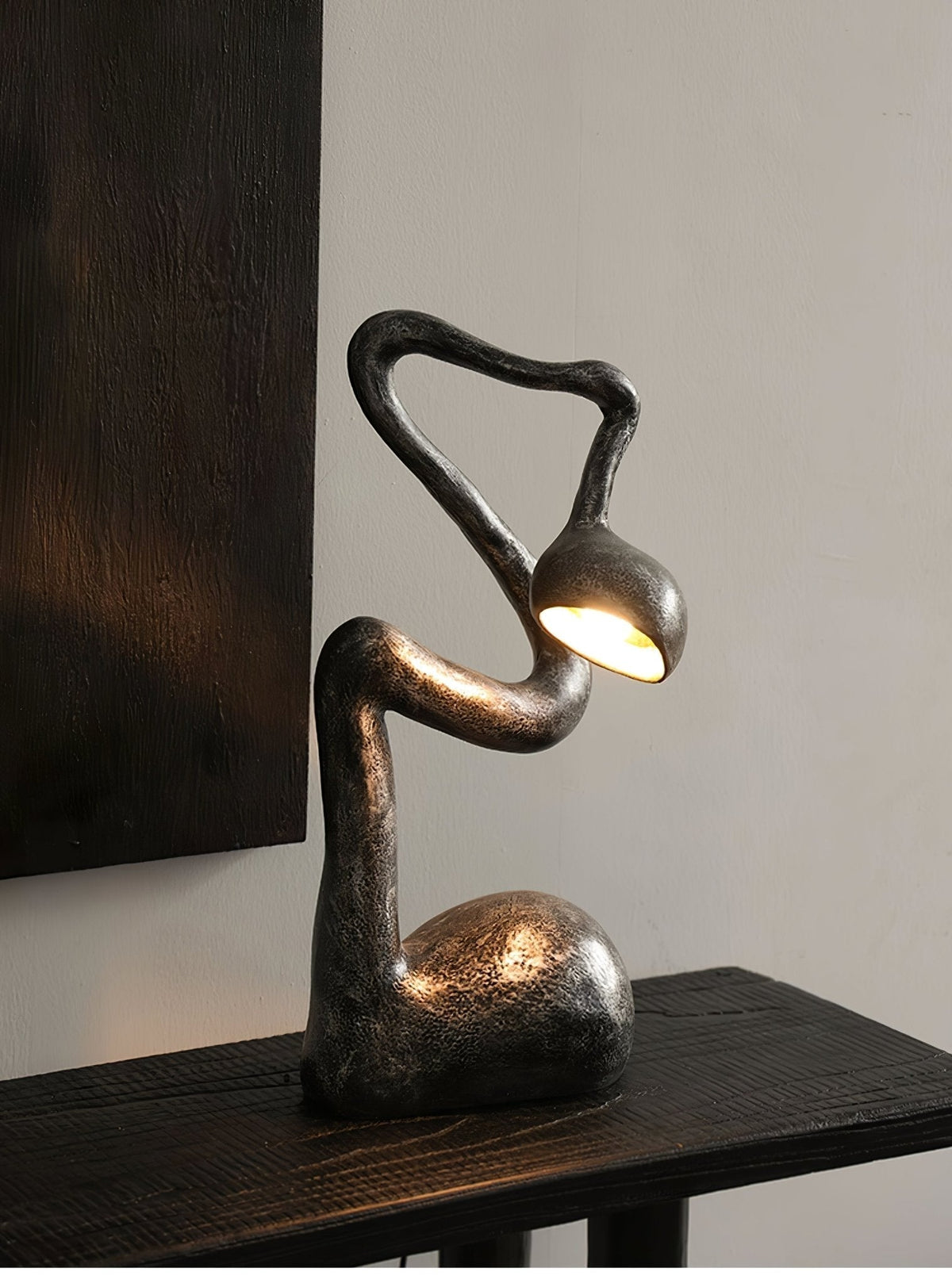 Twist lámpara de mesa negra