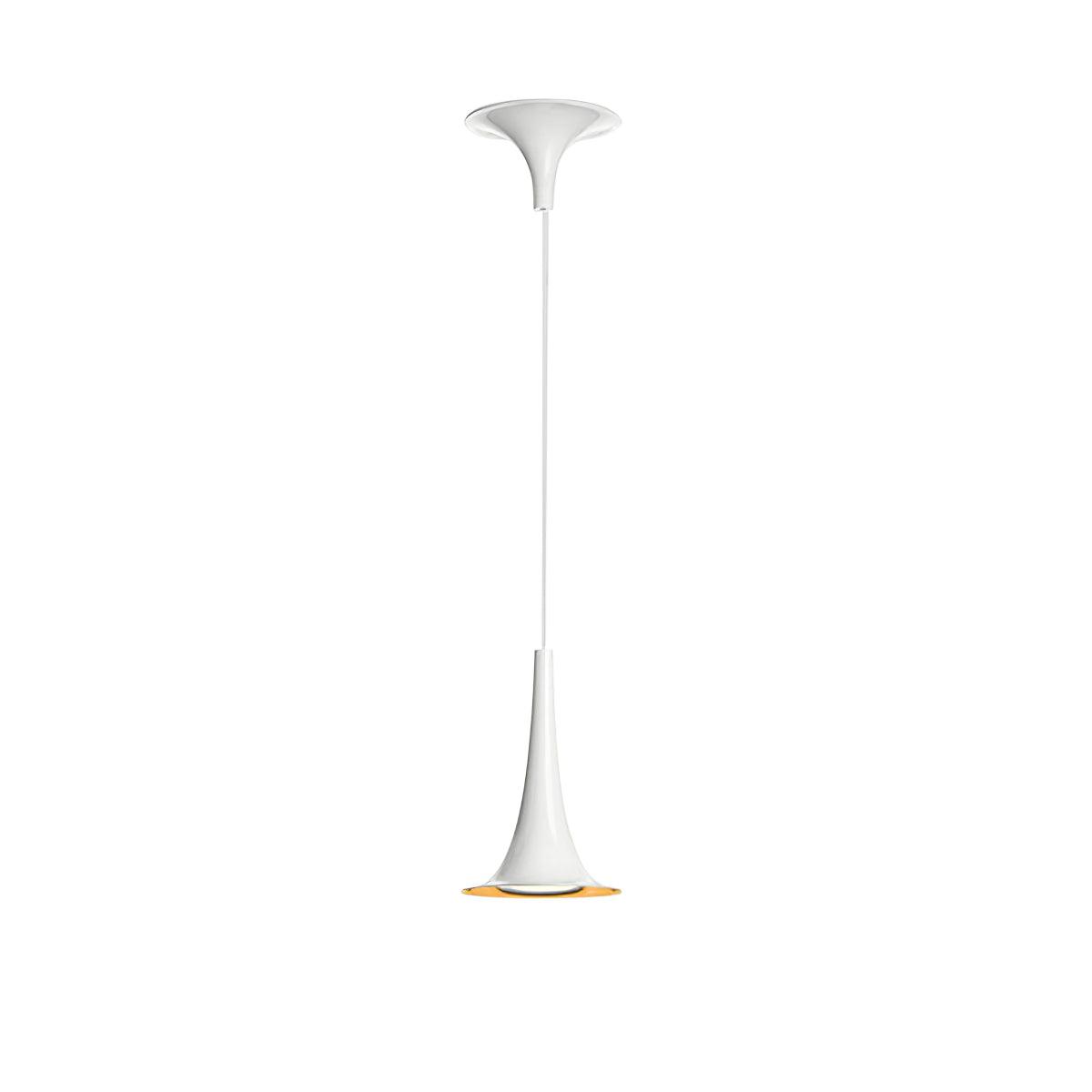 Rominex lámpara colgante de acrílico con forma de trompeta contemporánea