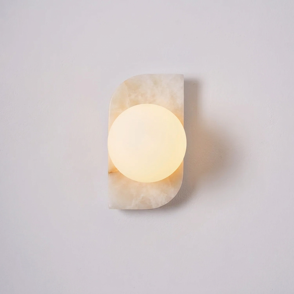 Onyx aplique de pared alabastro