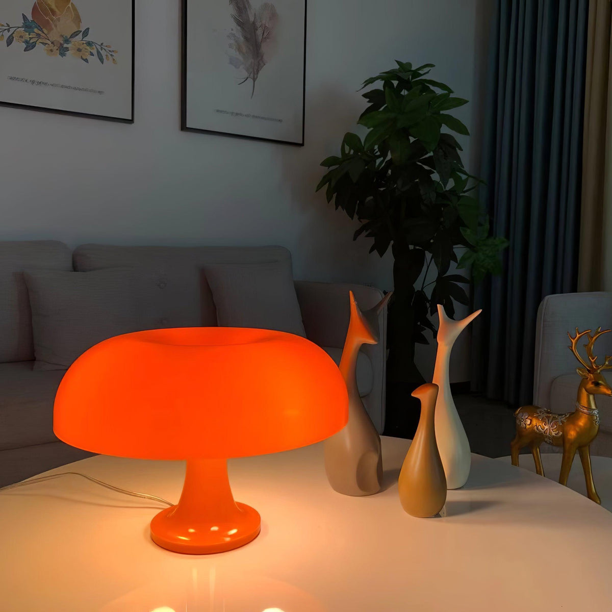 Orelielia lámpara de mesa de estilo lúdico