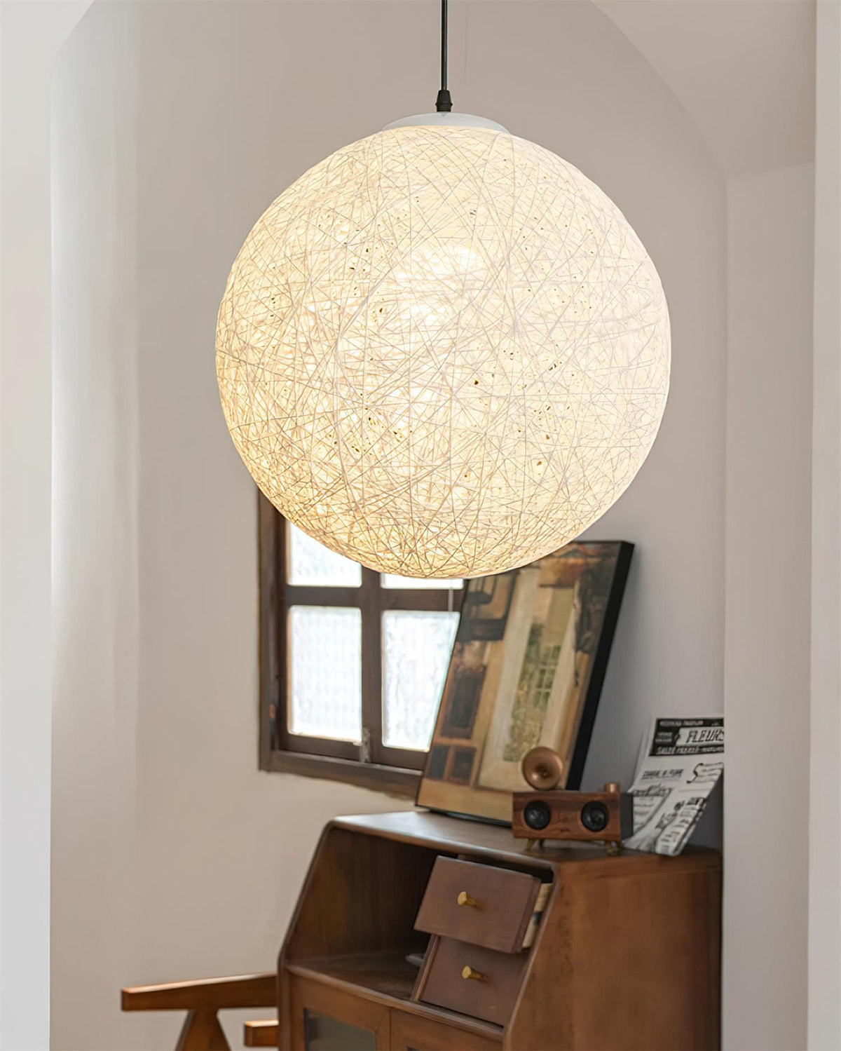 Cashae lámpara colgante moderna minimalista con esfera