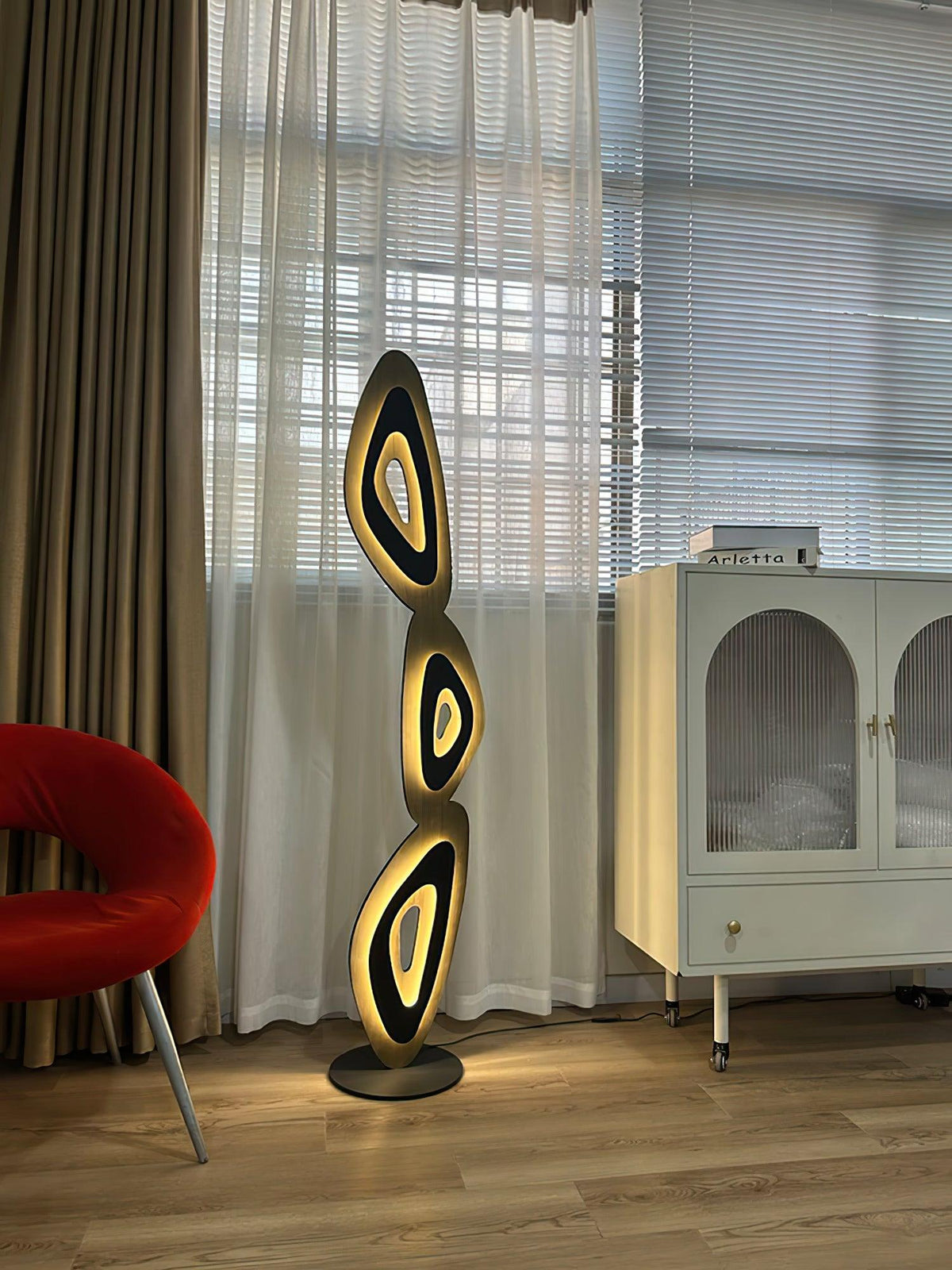 Isoloril lámpara de pie Art Deco