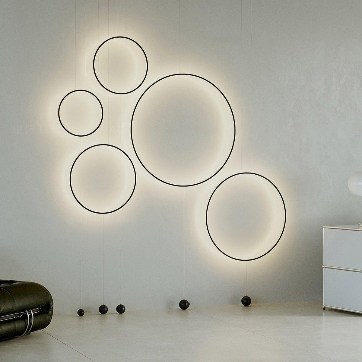 Ryker lámpara colgante minimalista circular