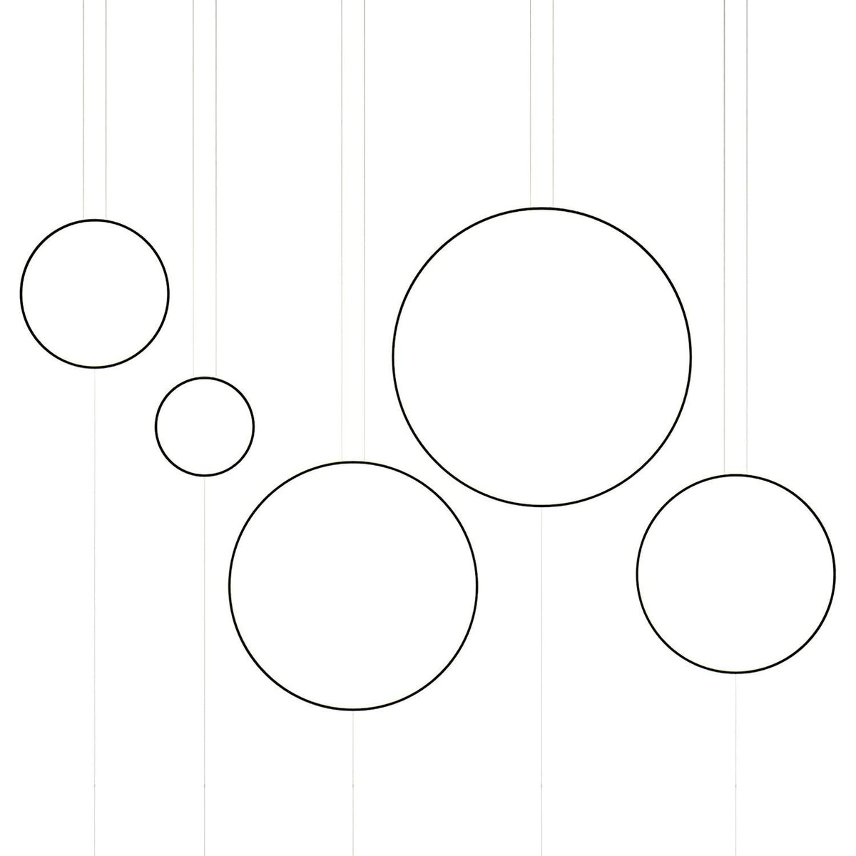 Ryker lámpara colgante minimalista circular