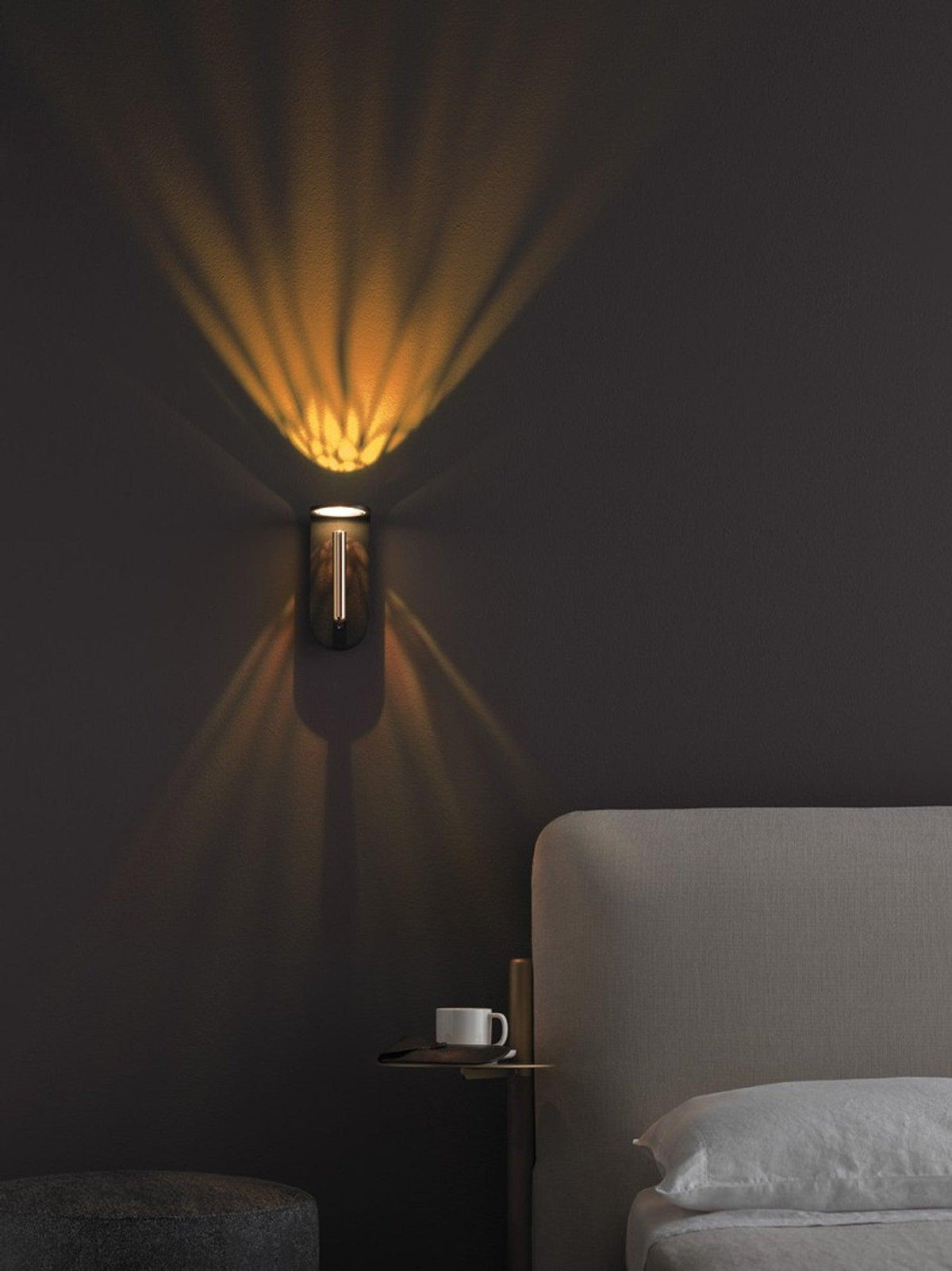 Caloaria aplique de pared LED con interruptor ON/OFF