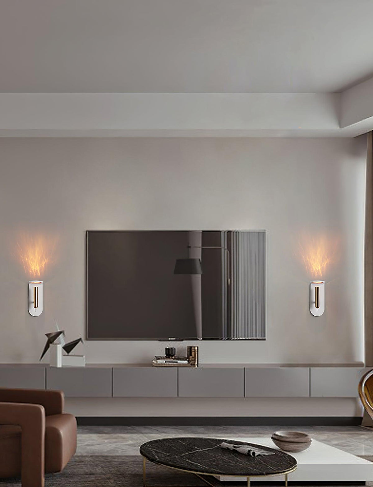 Caloaria aplique de pared LED con interruptor ON/OFF