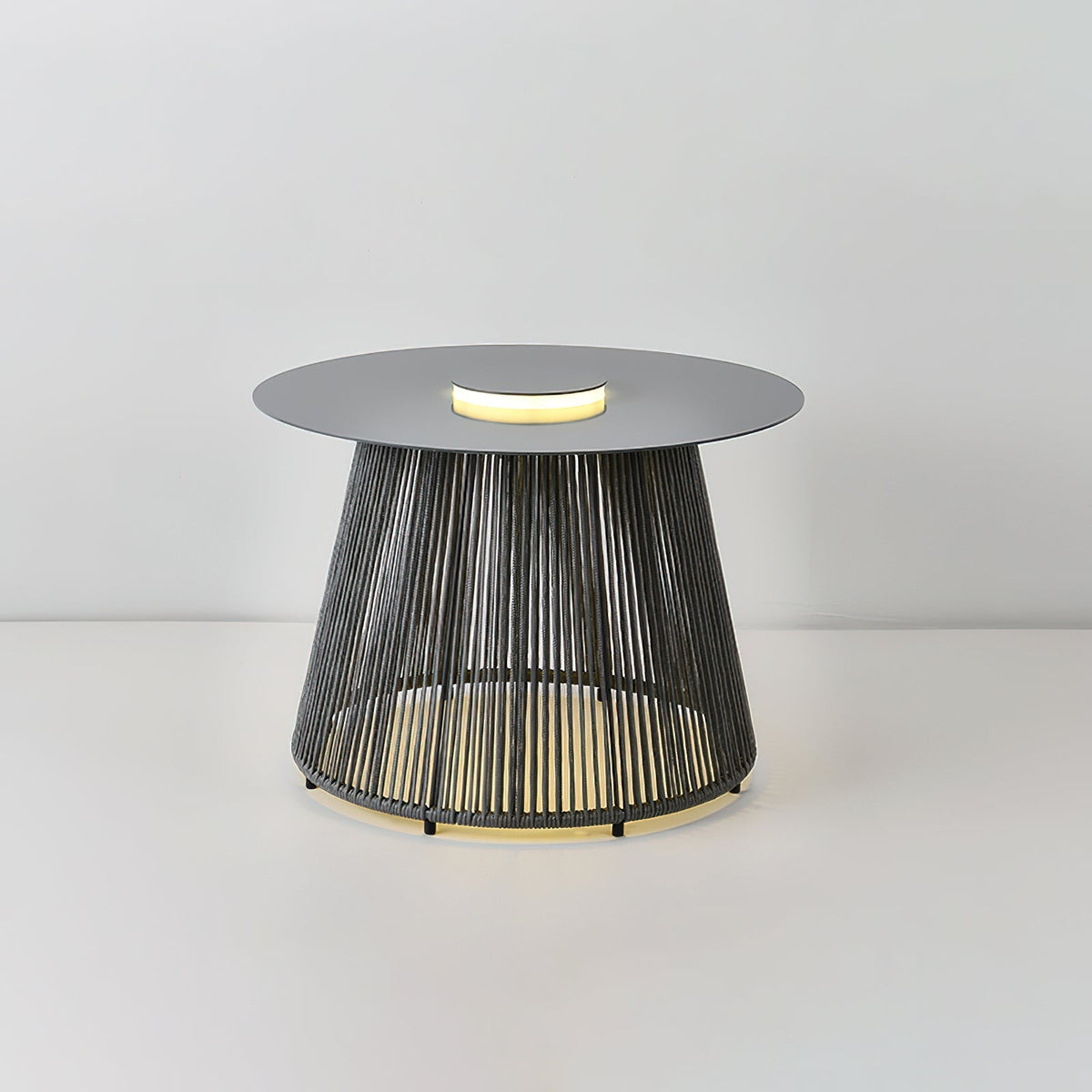 Nylonra lámpara de mesa moderna de nailon