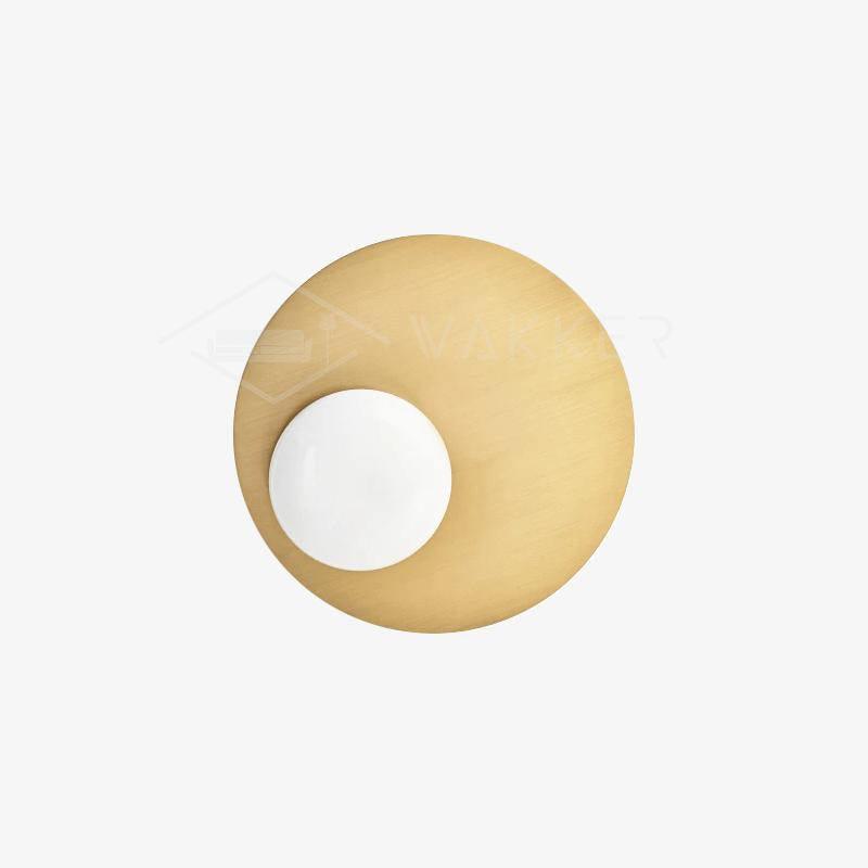 Ivsolion aplique de pared moderno minimalista con vidrio