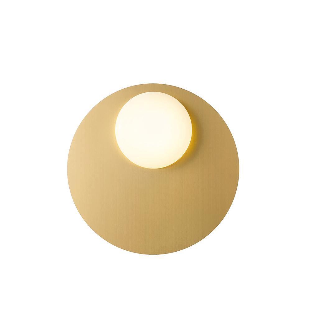 Ivsolion aplique de pared moderno minimalista con vidrio