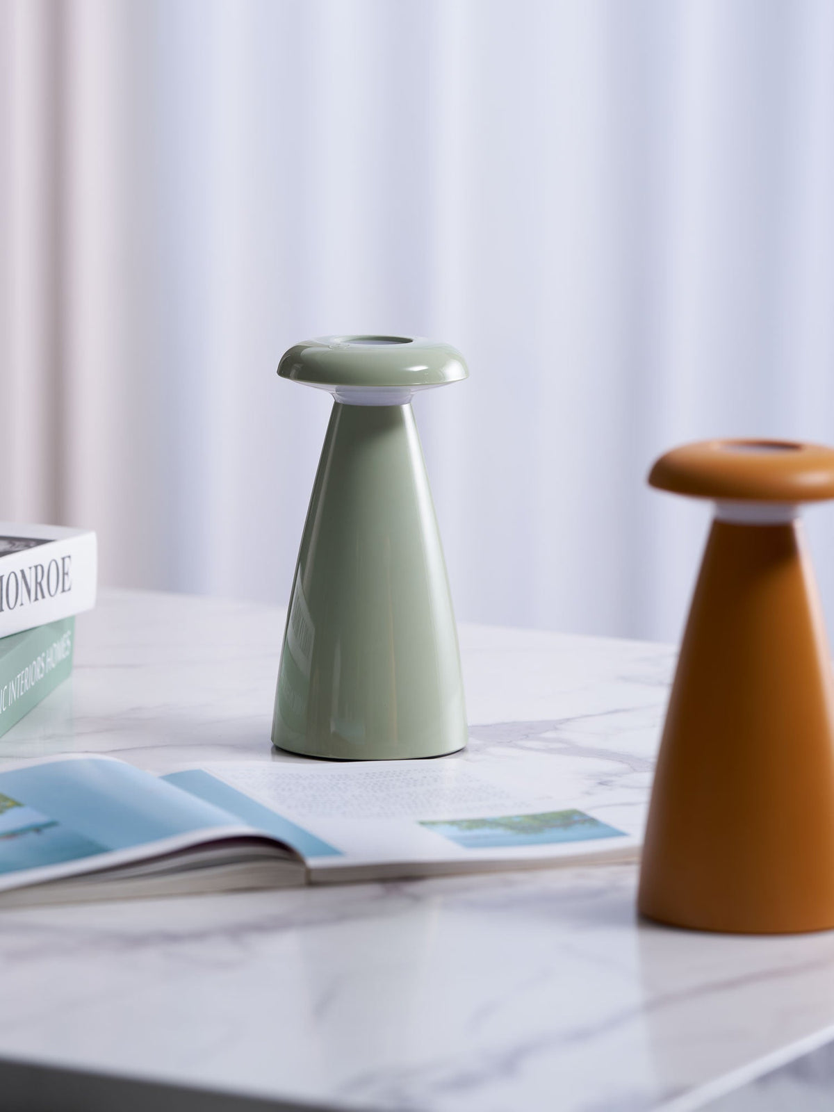 Mushroove lámpara de mesa de cerámica minimalista