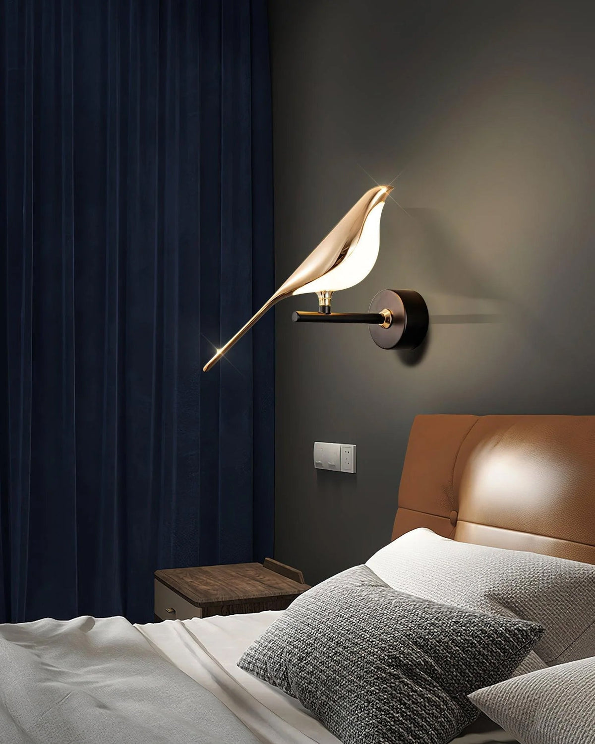 Vale aplique de pared Loveable Premium nórdico con enchufe enchufable