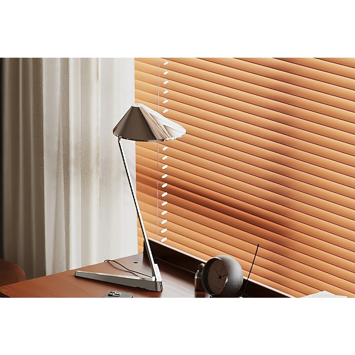 Sable lámpara de mesa