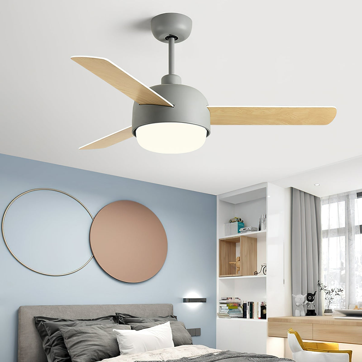 Cirareon ventilador de techo con luz
