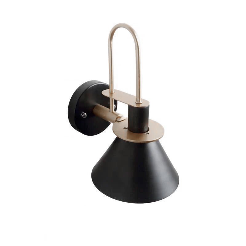 Solerine aplique de pared negro dorado minimalista
