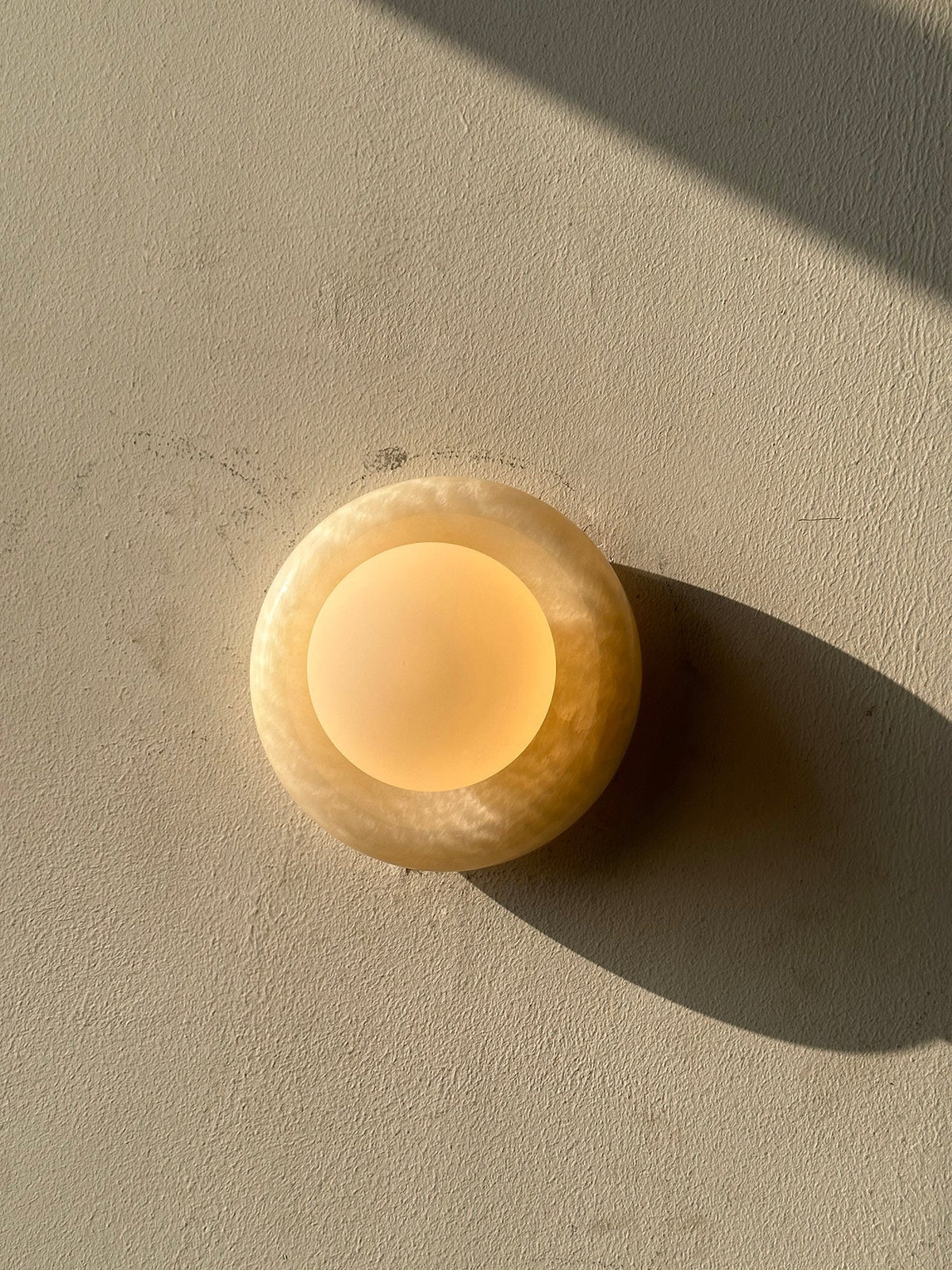 Cemaros aplique de pared jade vidrio