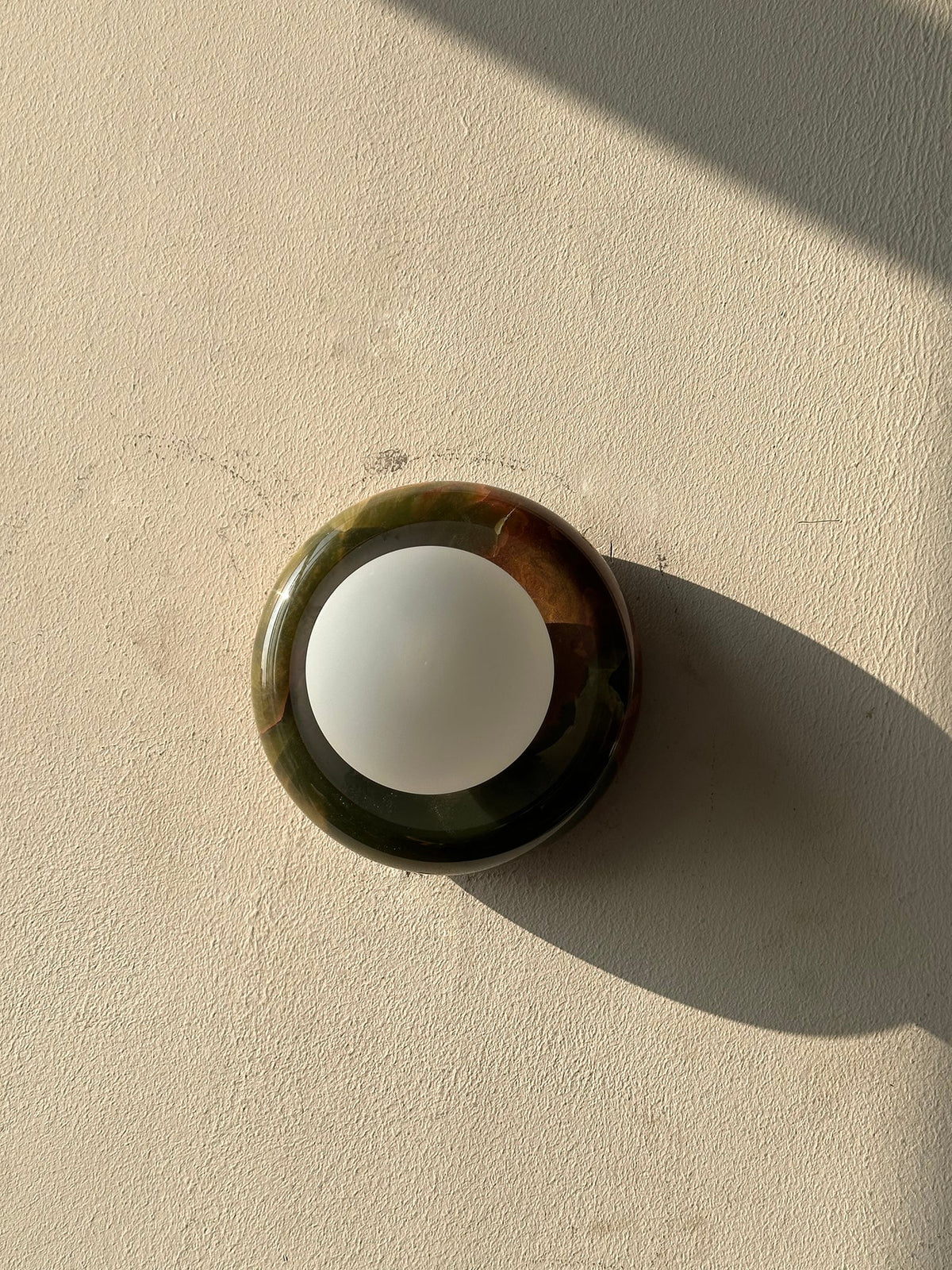 Cemaros aplique de pared jade vidrio