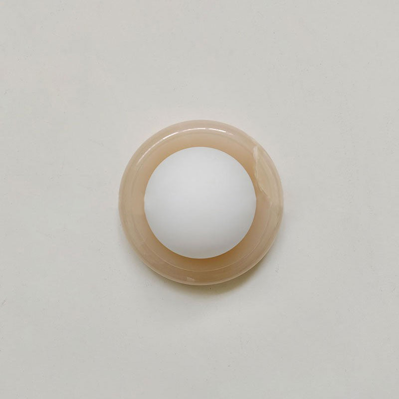 Cemaros aplique de pared jade vidrio
