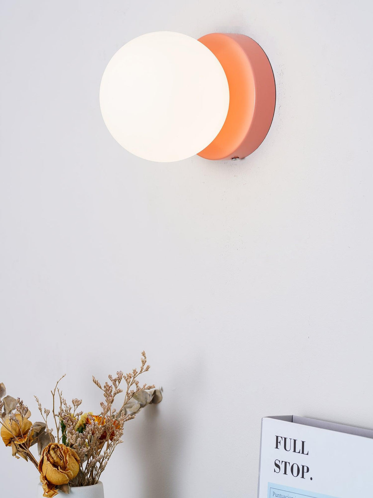 Celarella aplique de pared moderno minimalista de vidrio