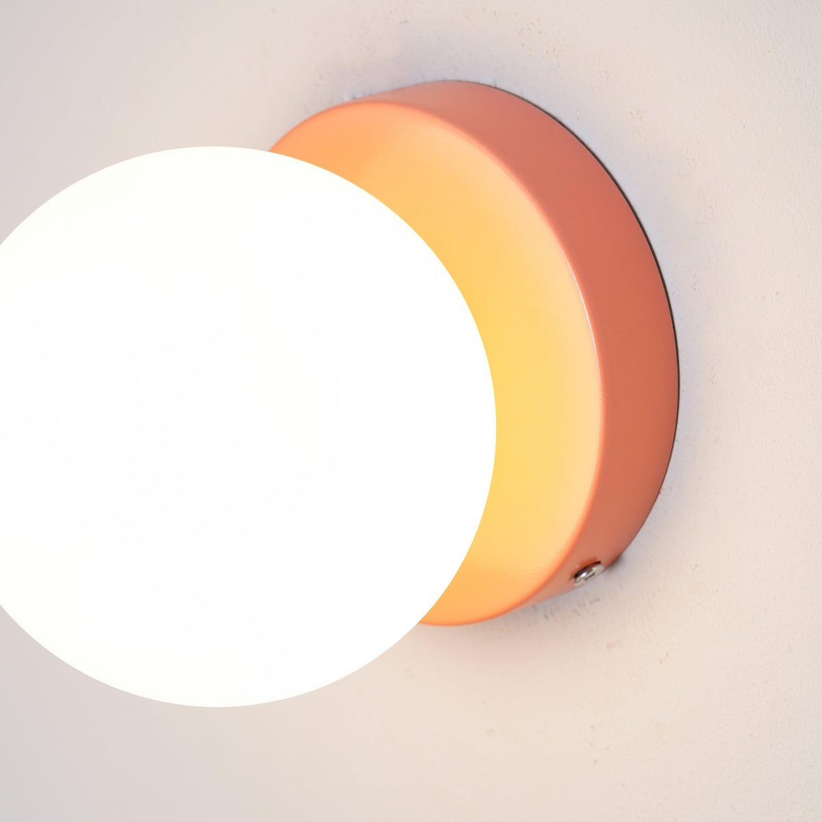 Celarella aplique de pared moderno minimalista de vidrio