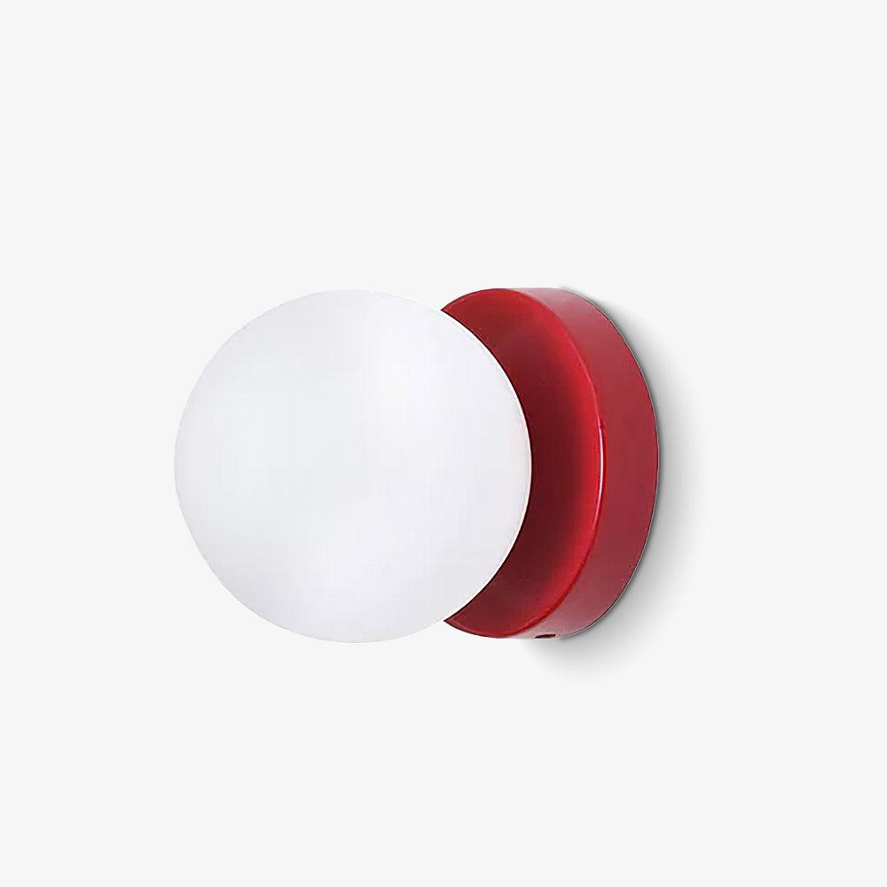 Celarella aplique de pared moderno minimalista de vidrio
