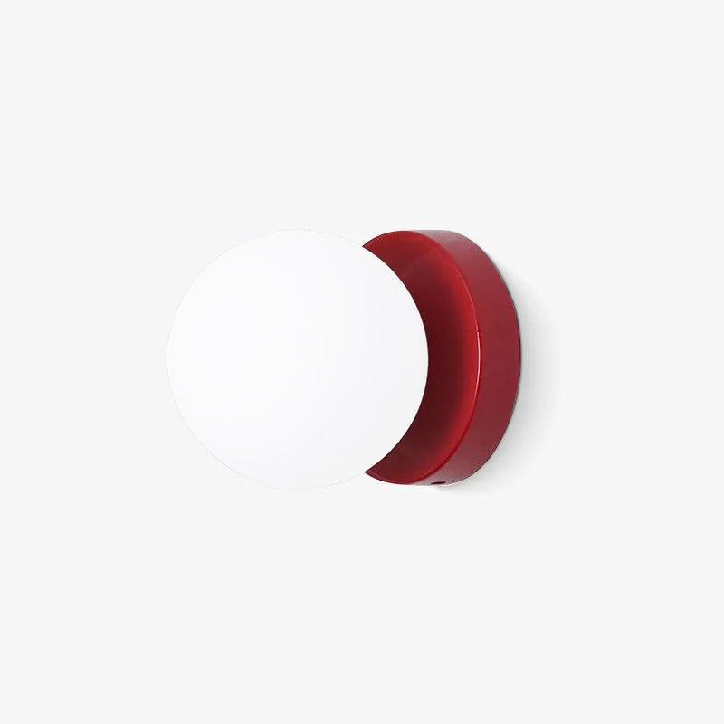 Celarella aplique de pared moderno minimalista de vidrio
