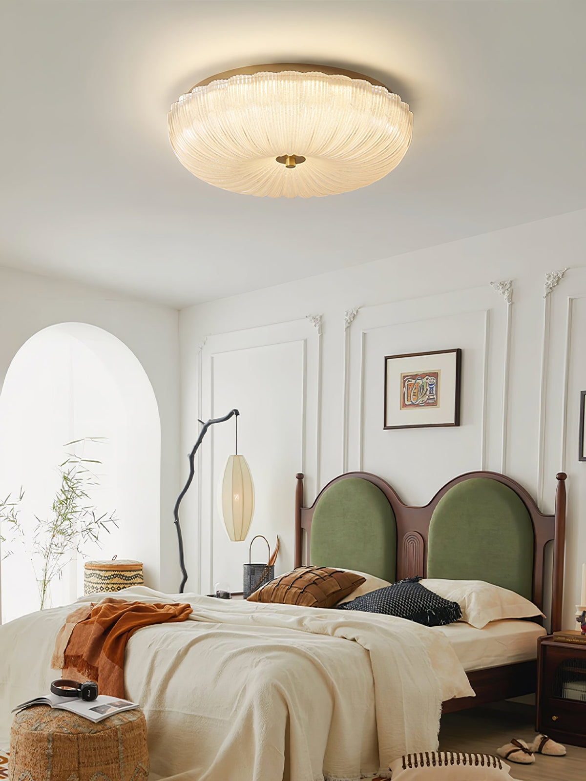 Sirixel aplique de pared elegante de vidrio