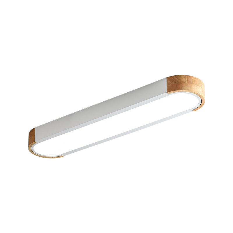 Valentina Nordic LED Madera Lámpara de Techo Blanca/Gris/Verde
