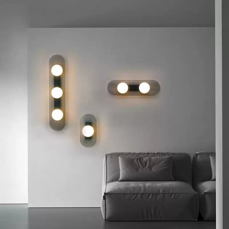 Arderora aplique de pared modular disco metal