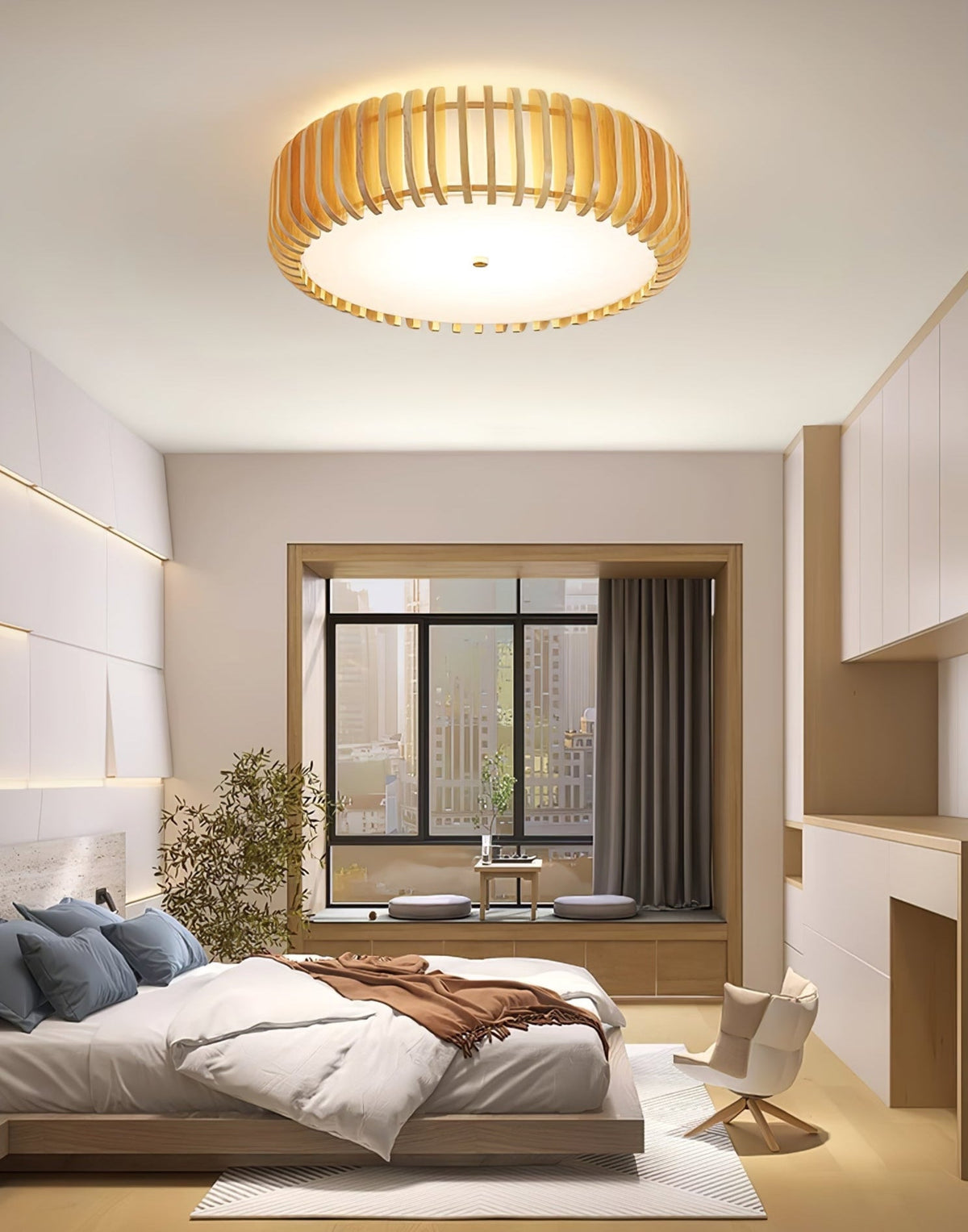 Vezorus lámpara de techo Premium elegancia de madera