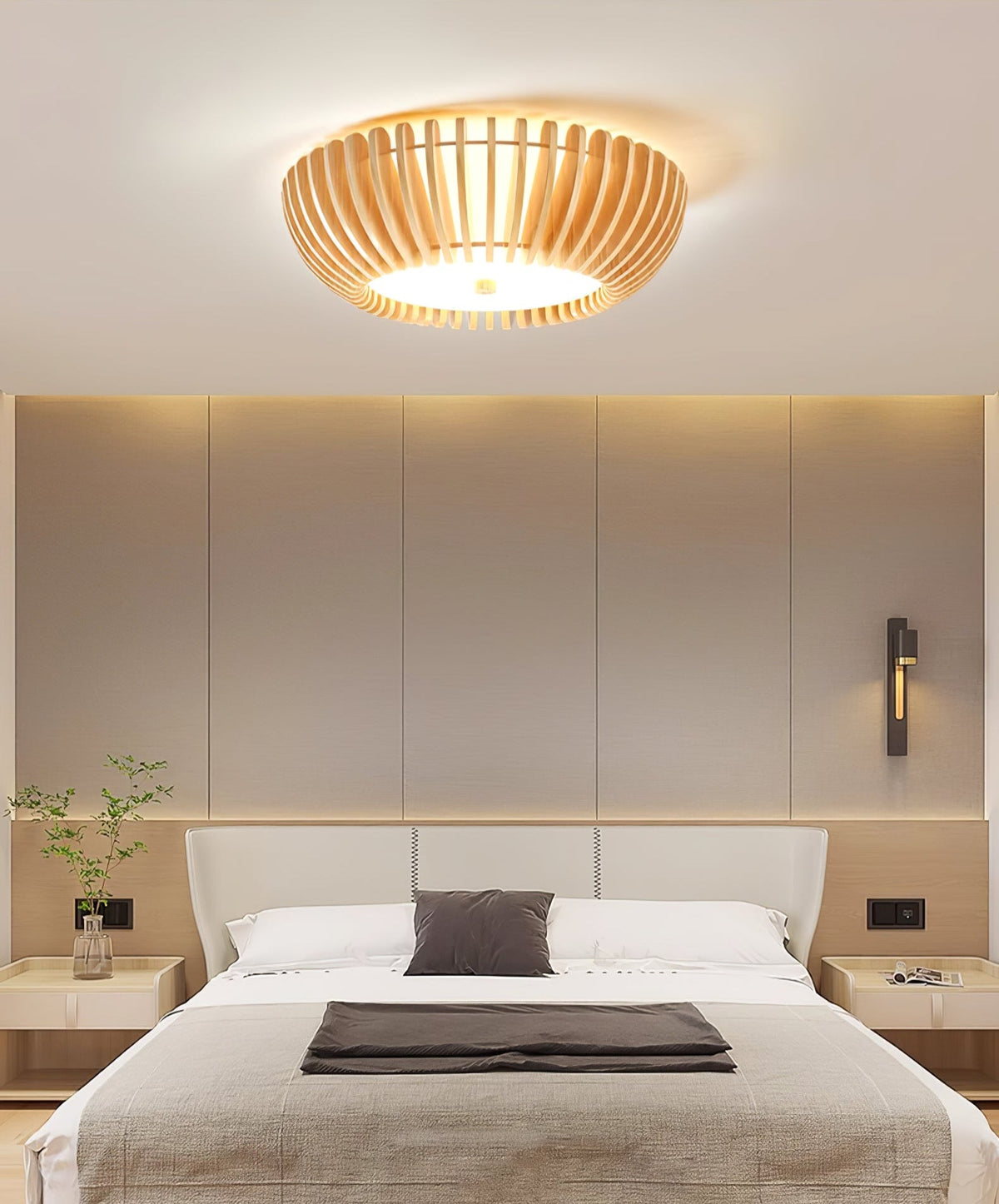 Vezorus lámpara de techo Premium elegancia de madera