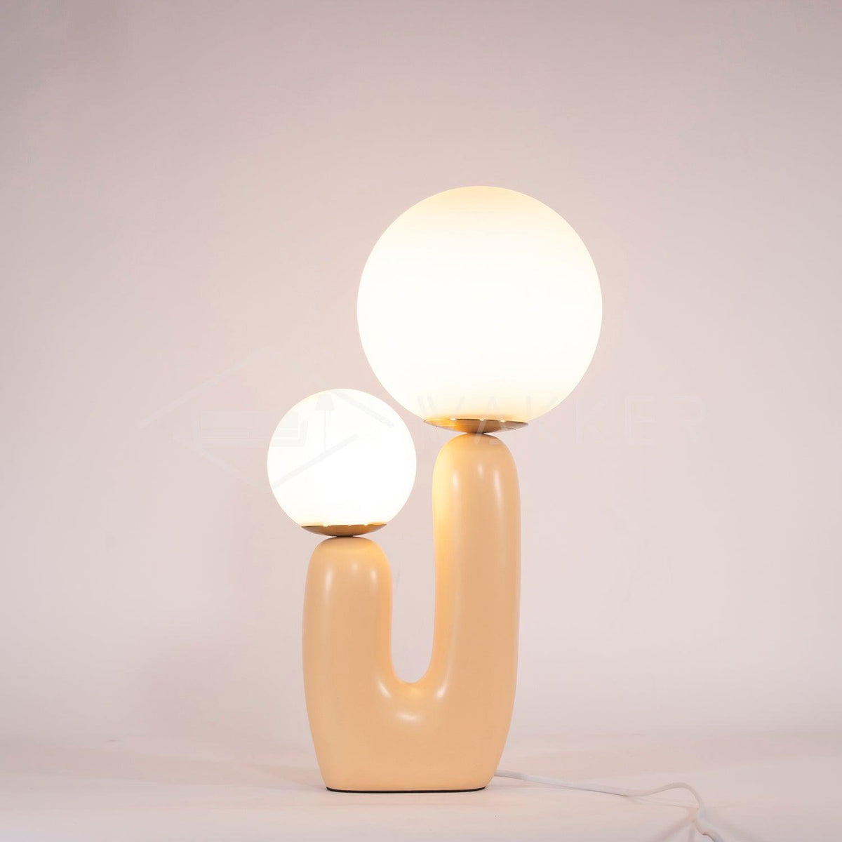 Fenix lámpara de mesa artística de resina