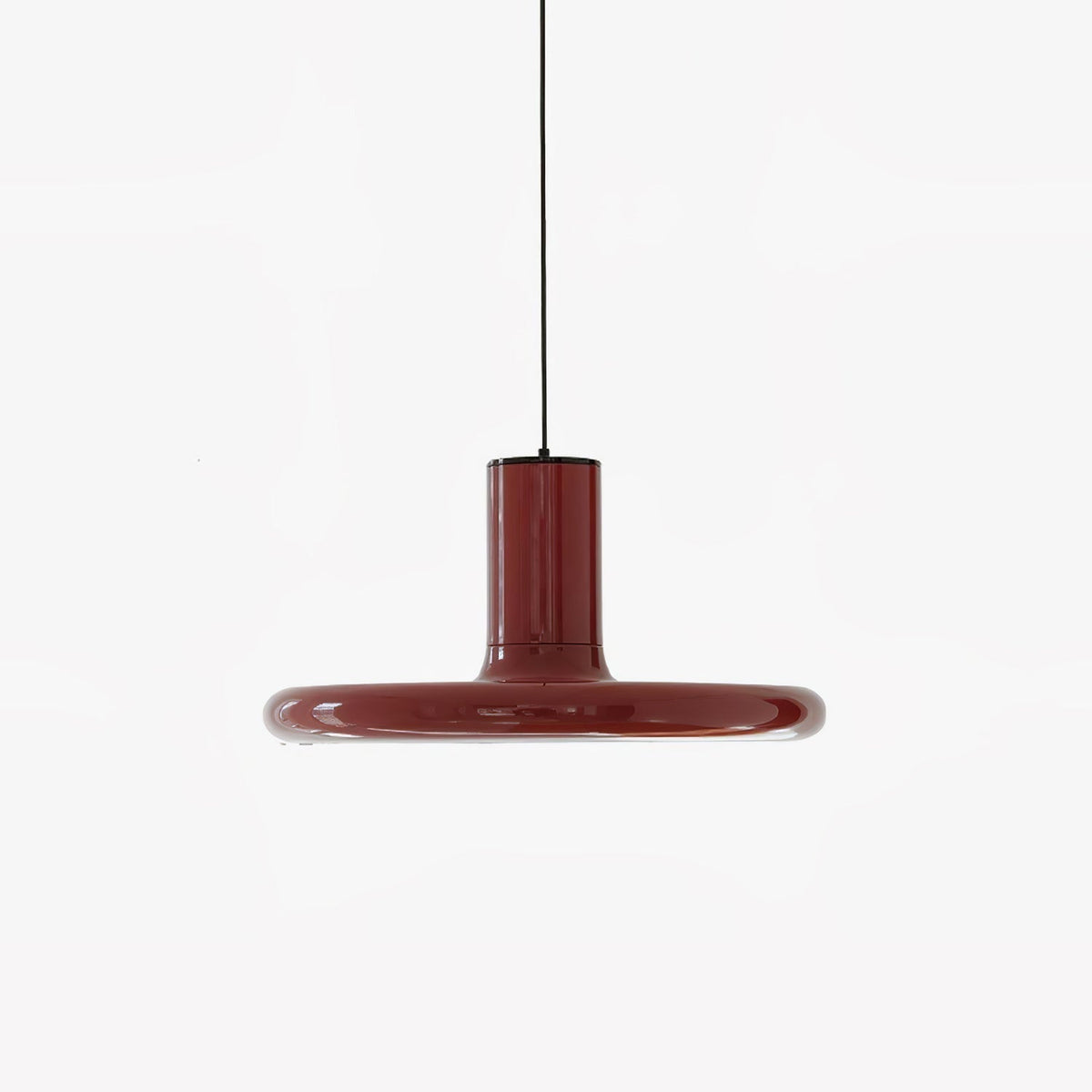 Seloz lámpara colgante de aluminio, cilindro y disco industrial