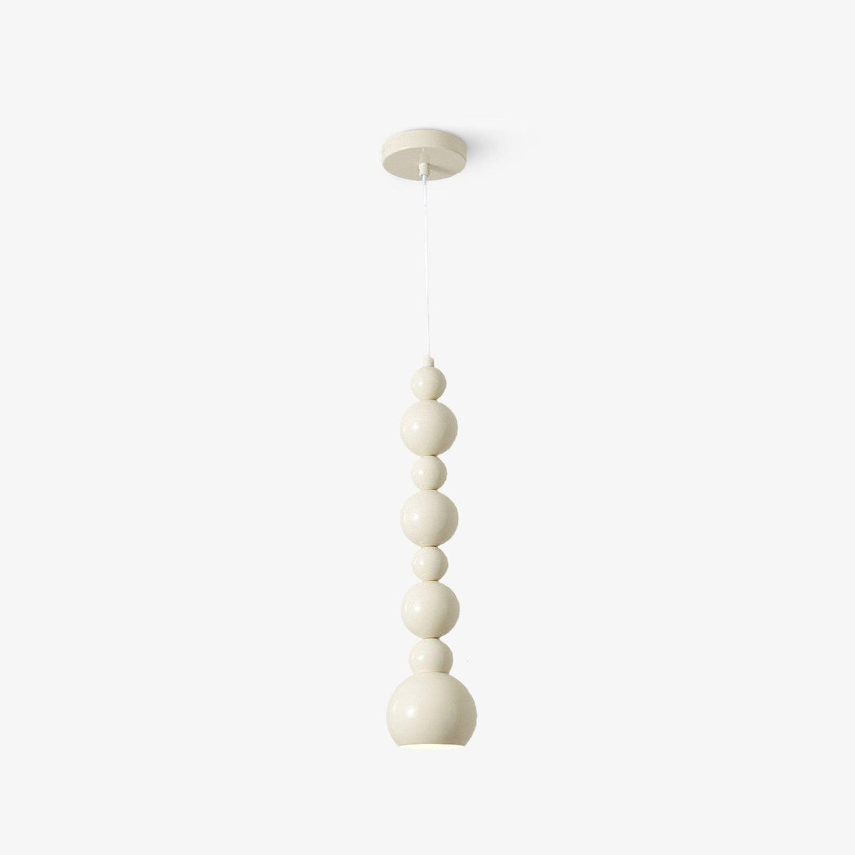 Slenao lámpara colgante beige artística