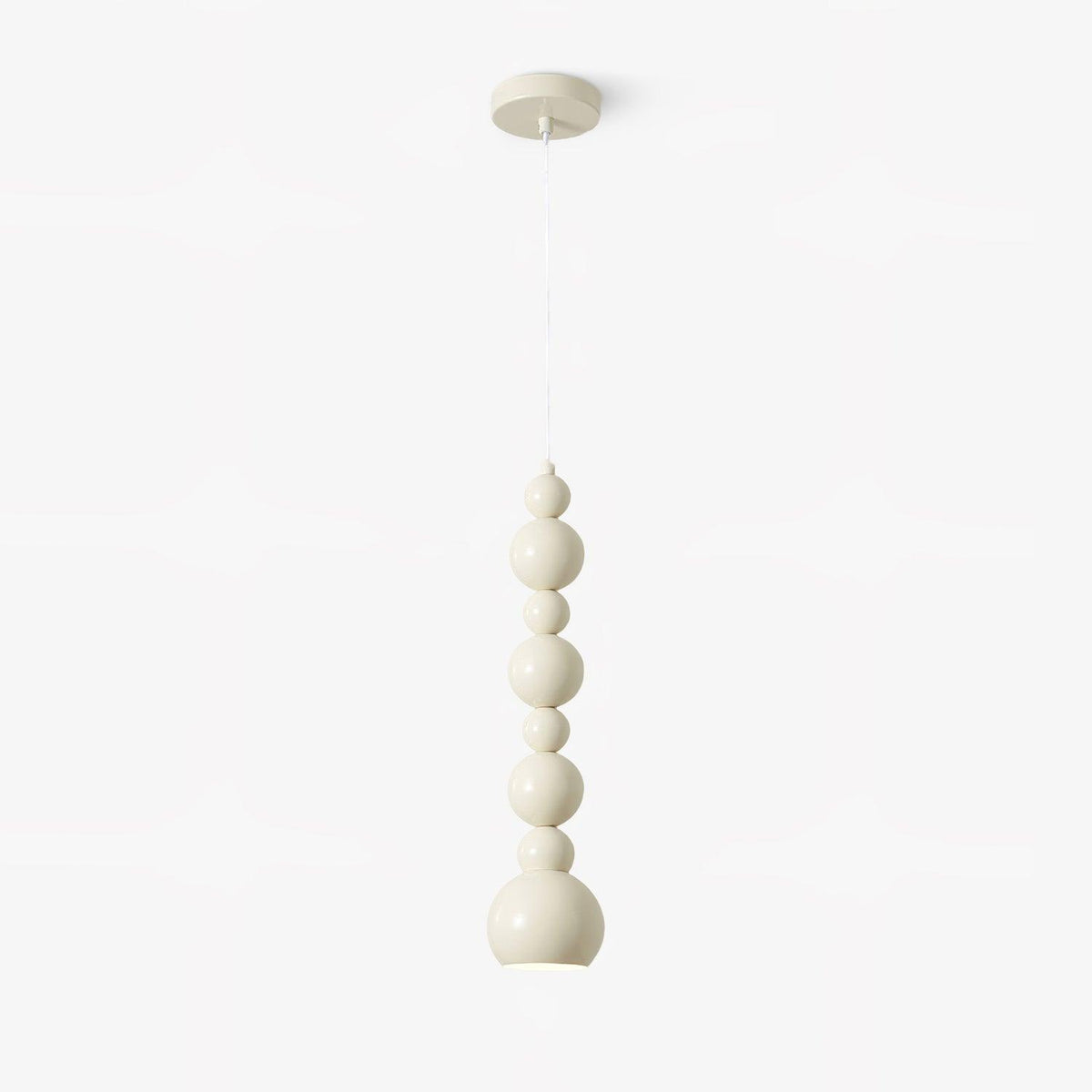 Slenao lámpara colgante beige artística