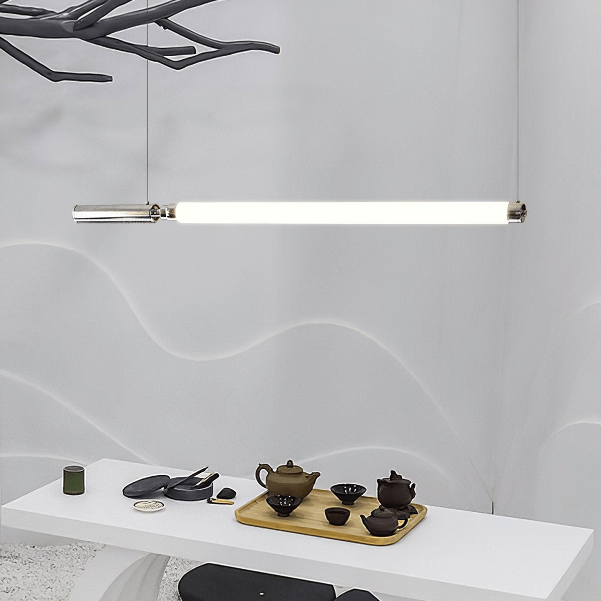 Ollaeos lámpara colgante moderna minimalista de vidrio