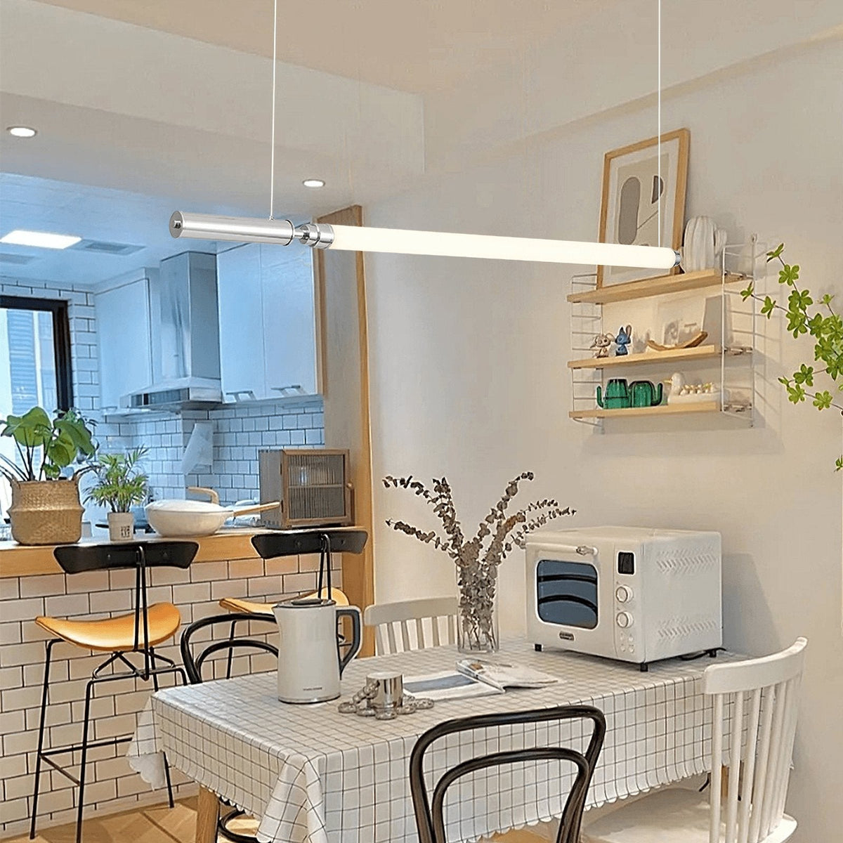 Ollaeos lámpara colgante moderna minimalista de vidrio