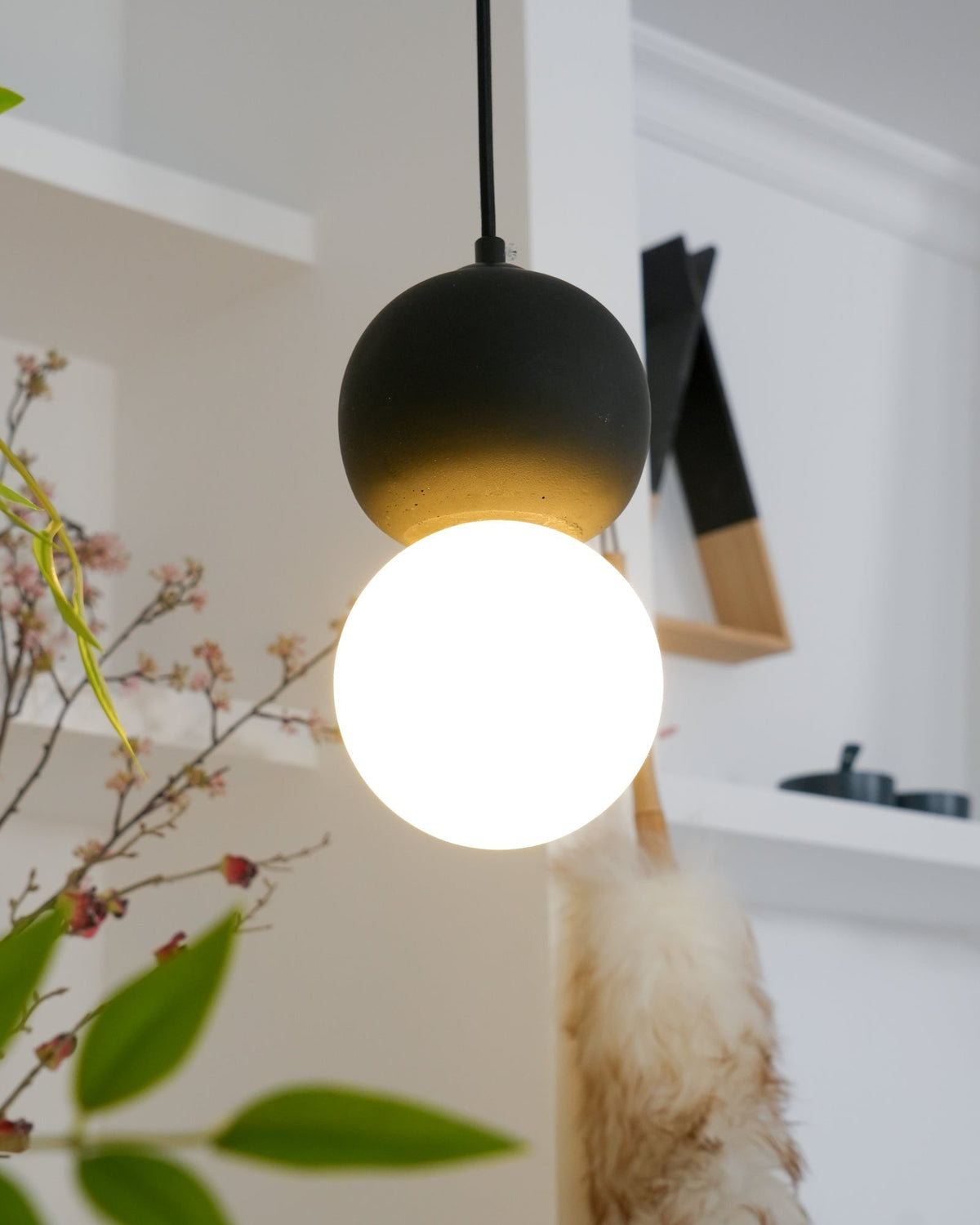 Joss lámpara colgante minimalista en cemento