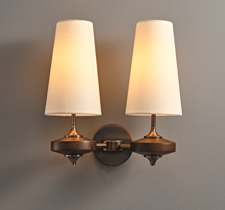 Hestin Twin pantalla aplique de pared