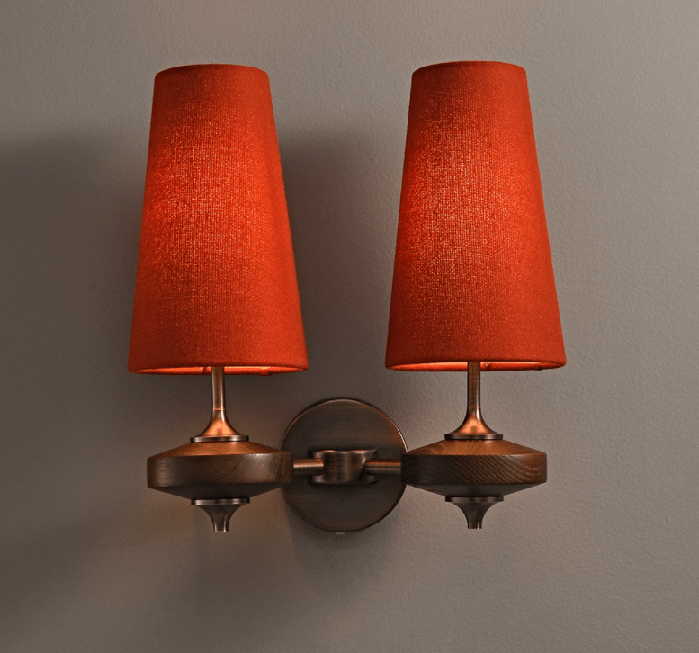 Hestin Twin pantalla aplique de pared