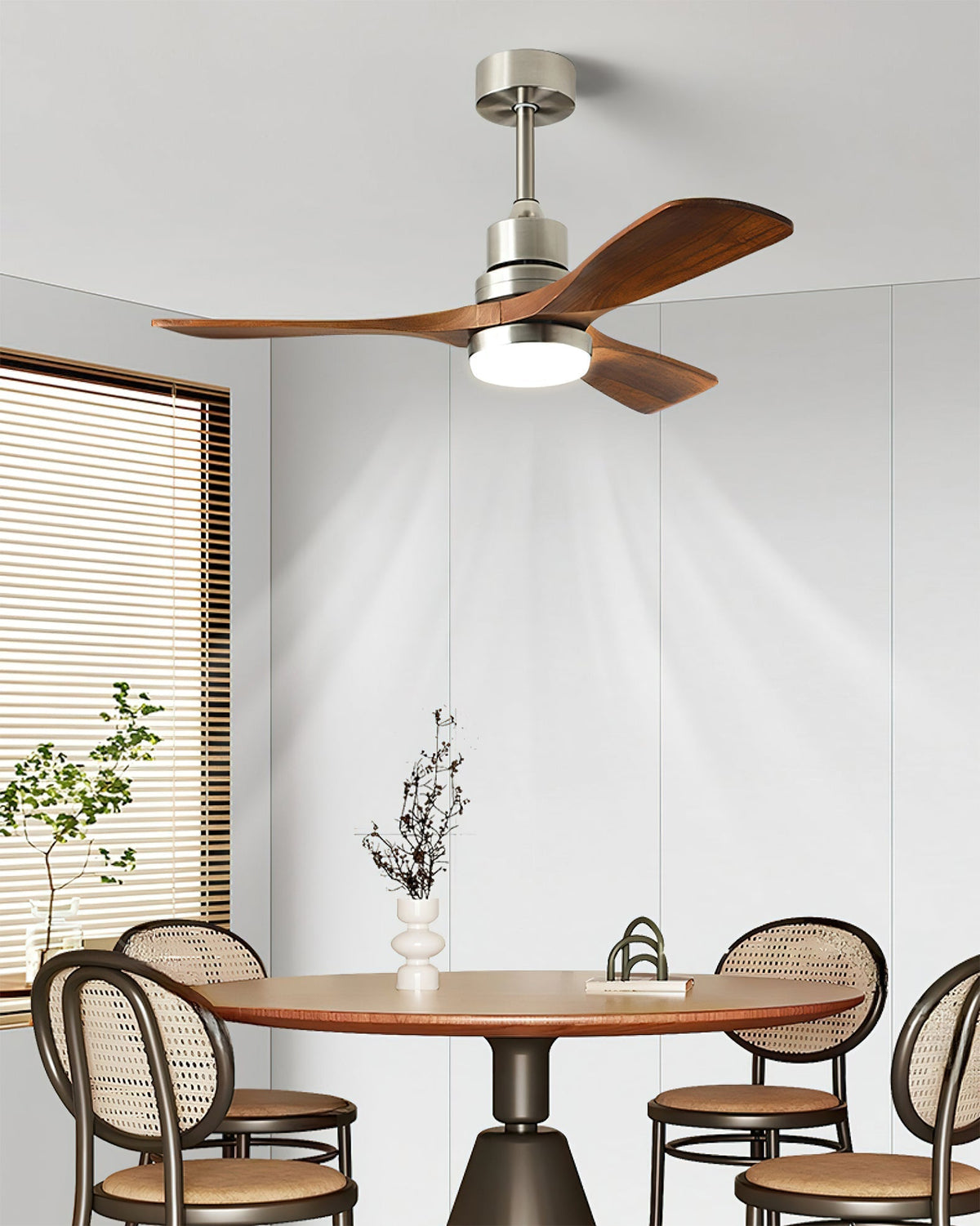Cirivina ventilador de techo con luz Aero
