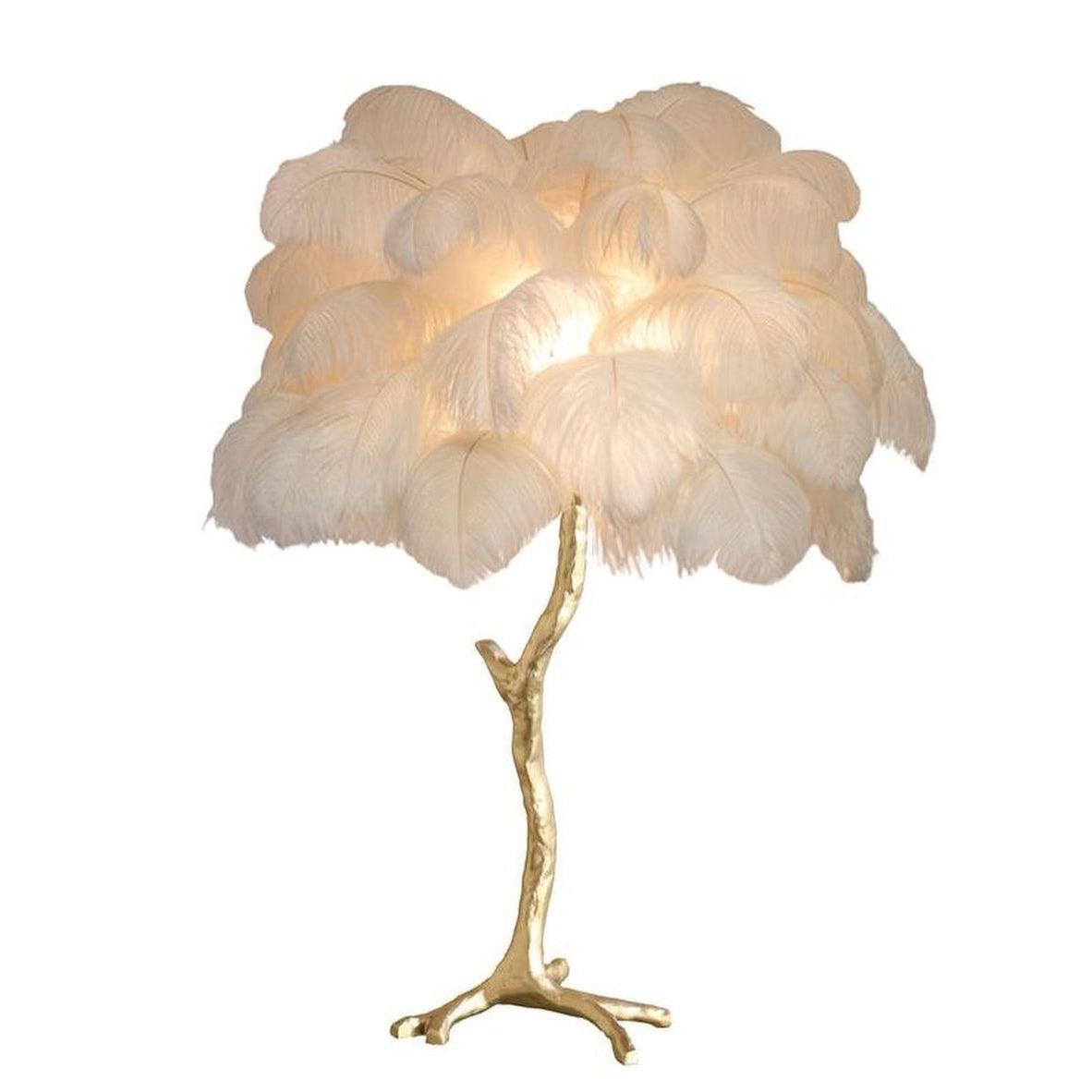 Ostrich lámpara de mesa
