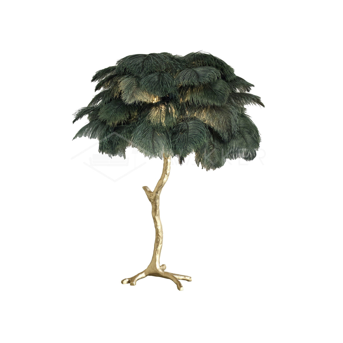 Ostrich lámpara de mesa