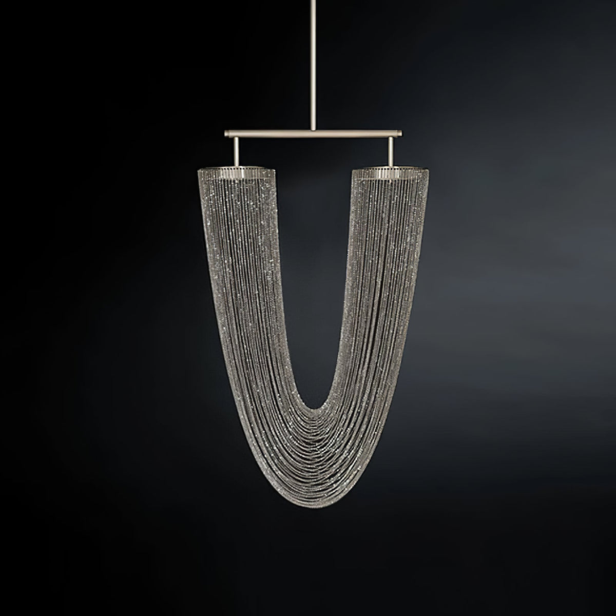 Apsht lámpara colgante de cadena de cobre escultórica moderna