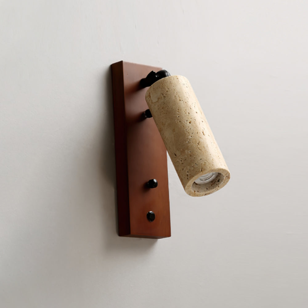 Noririse aplique de pared travertino amarillo madera
