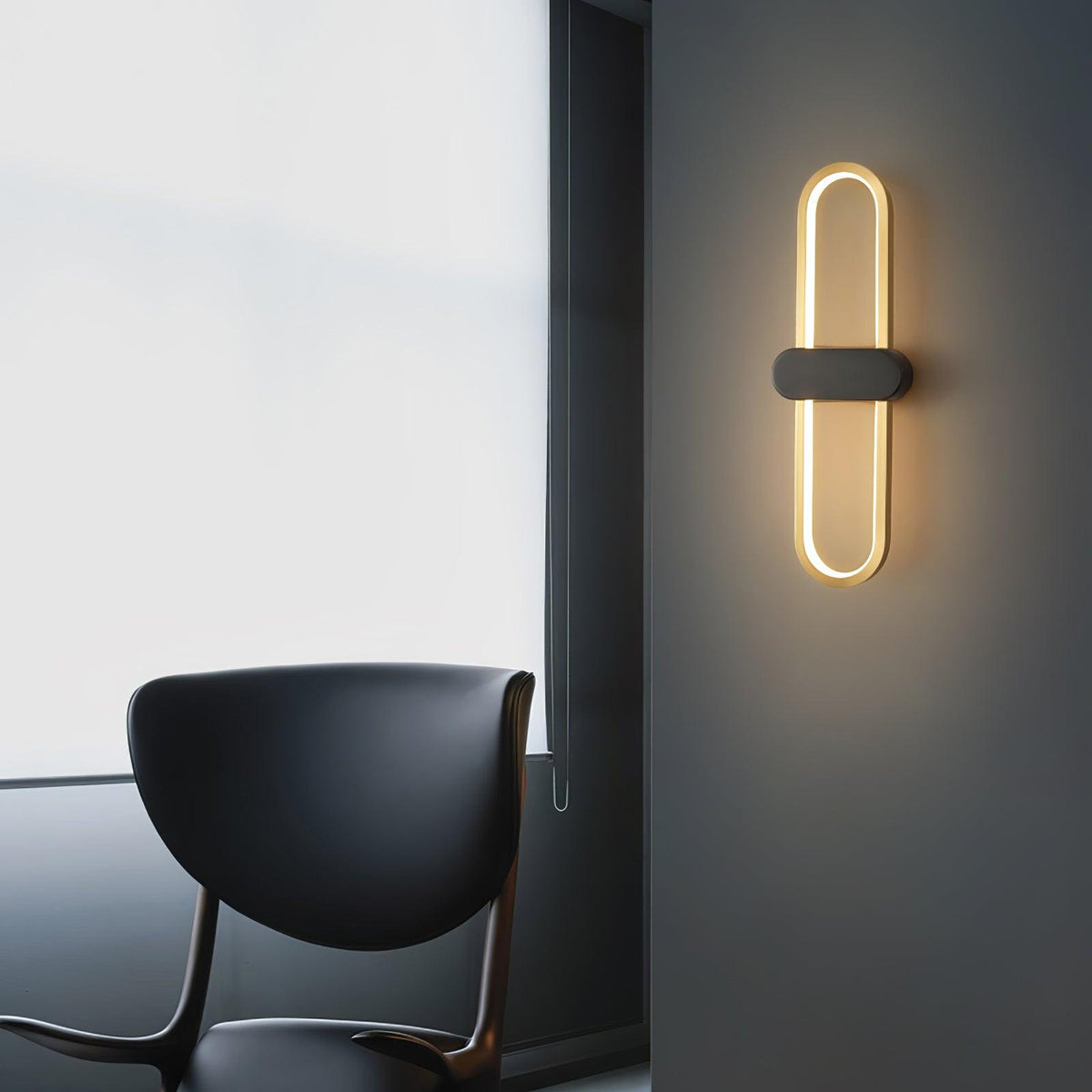Avelon aplique de pared oval LED