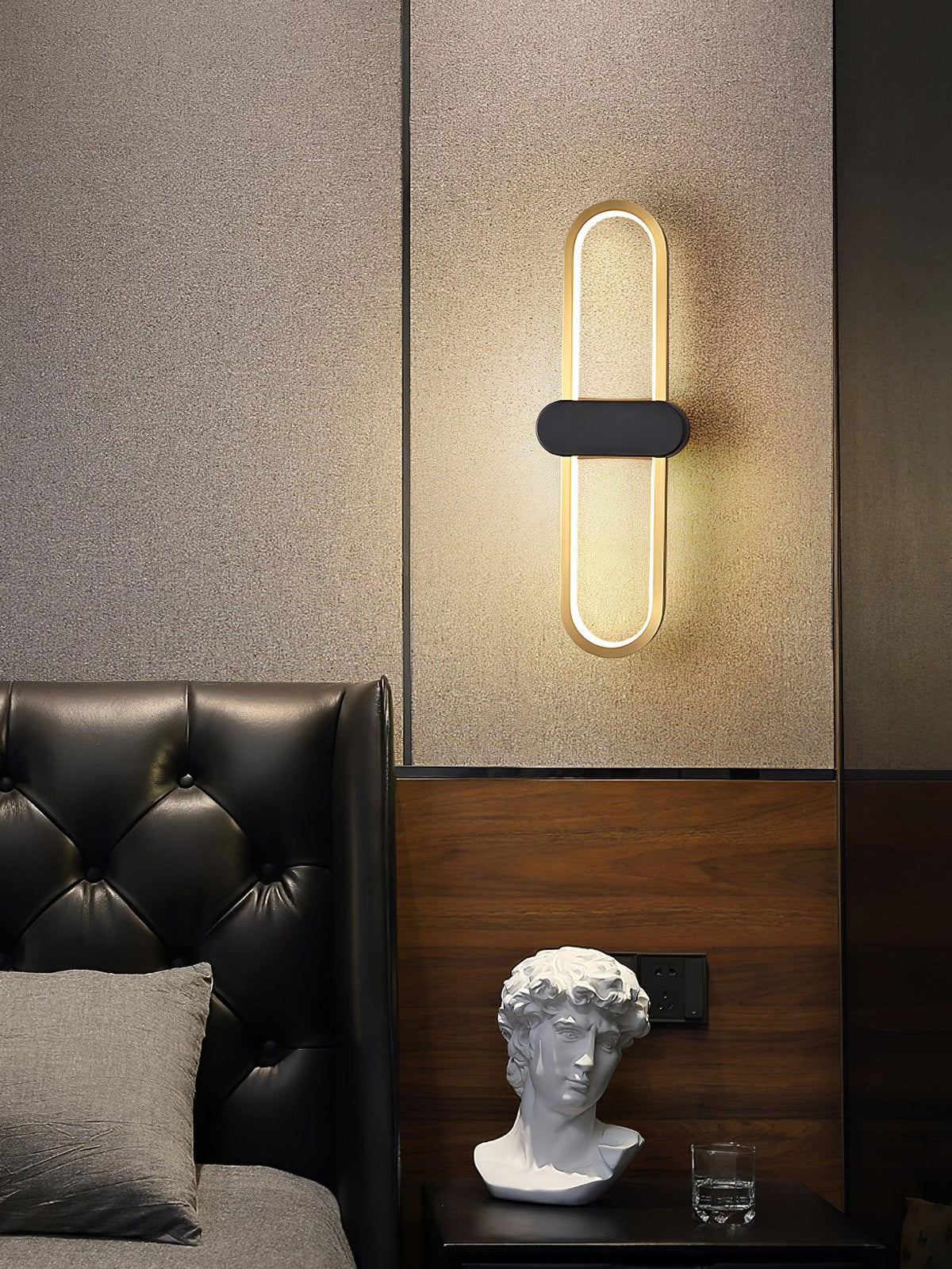 Avelon aplique de pared oval LED
