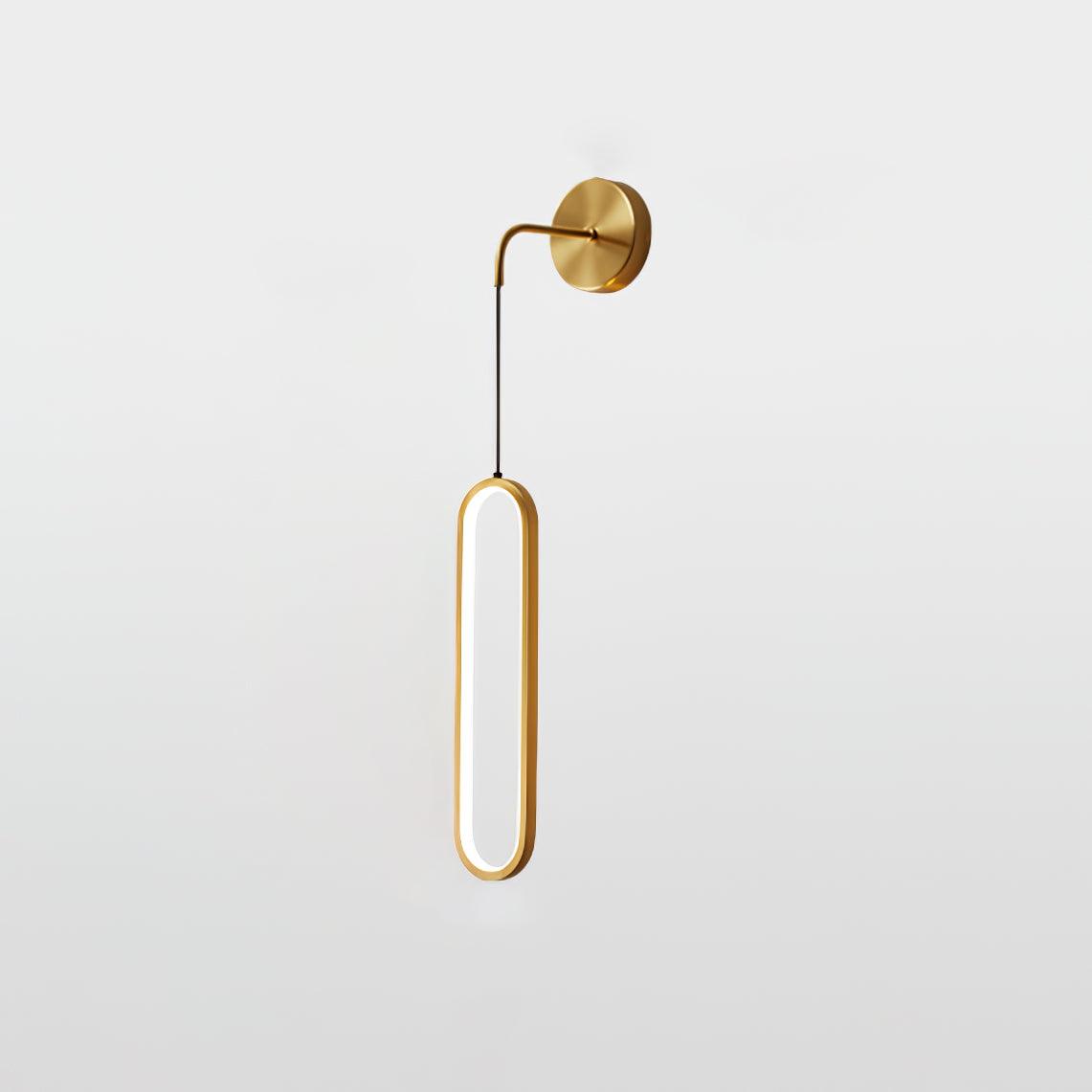 Solisenne aplique de pared LED de latón