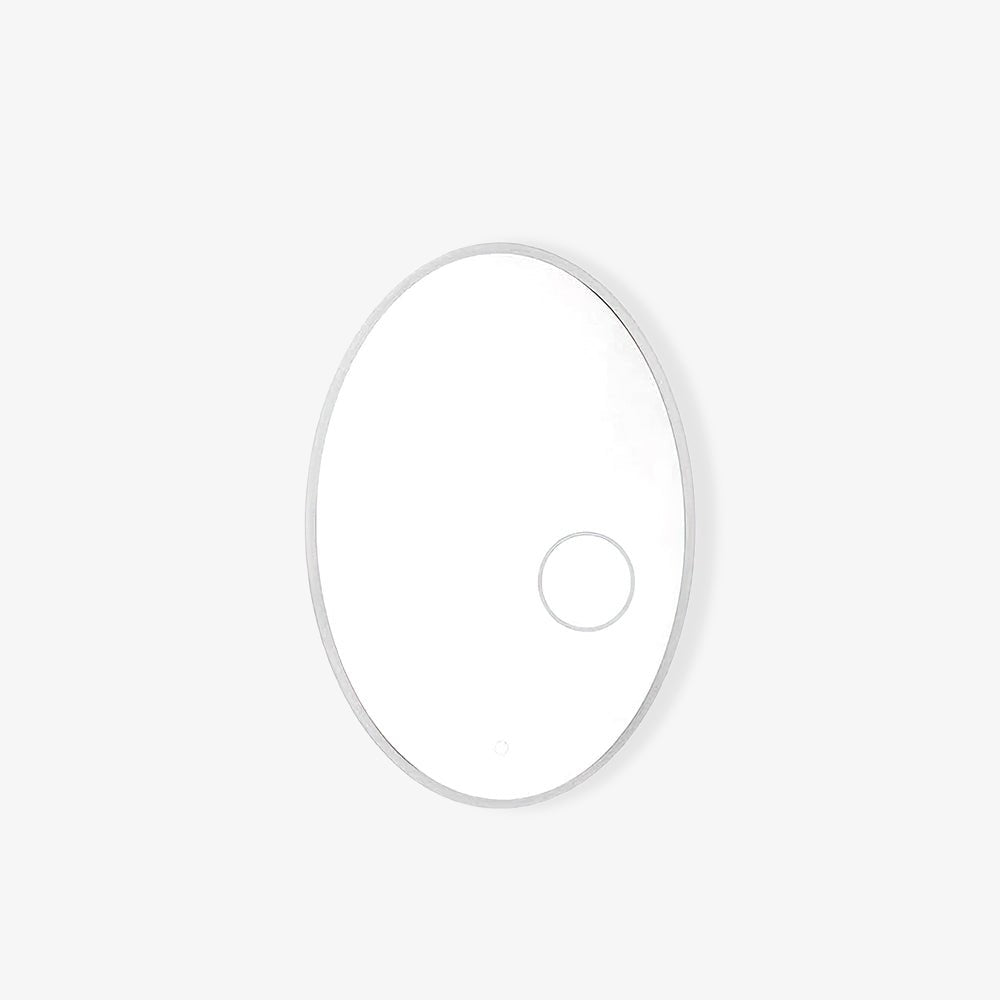 Ovariel aplique de pared oval con espejo de plástico