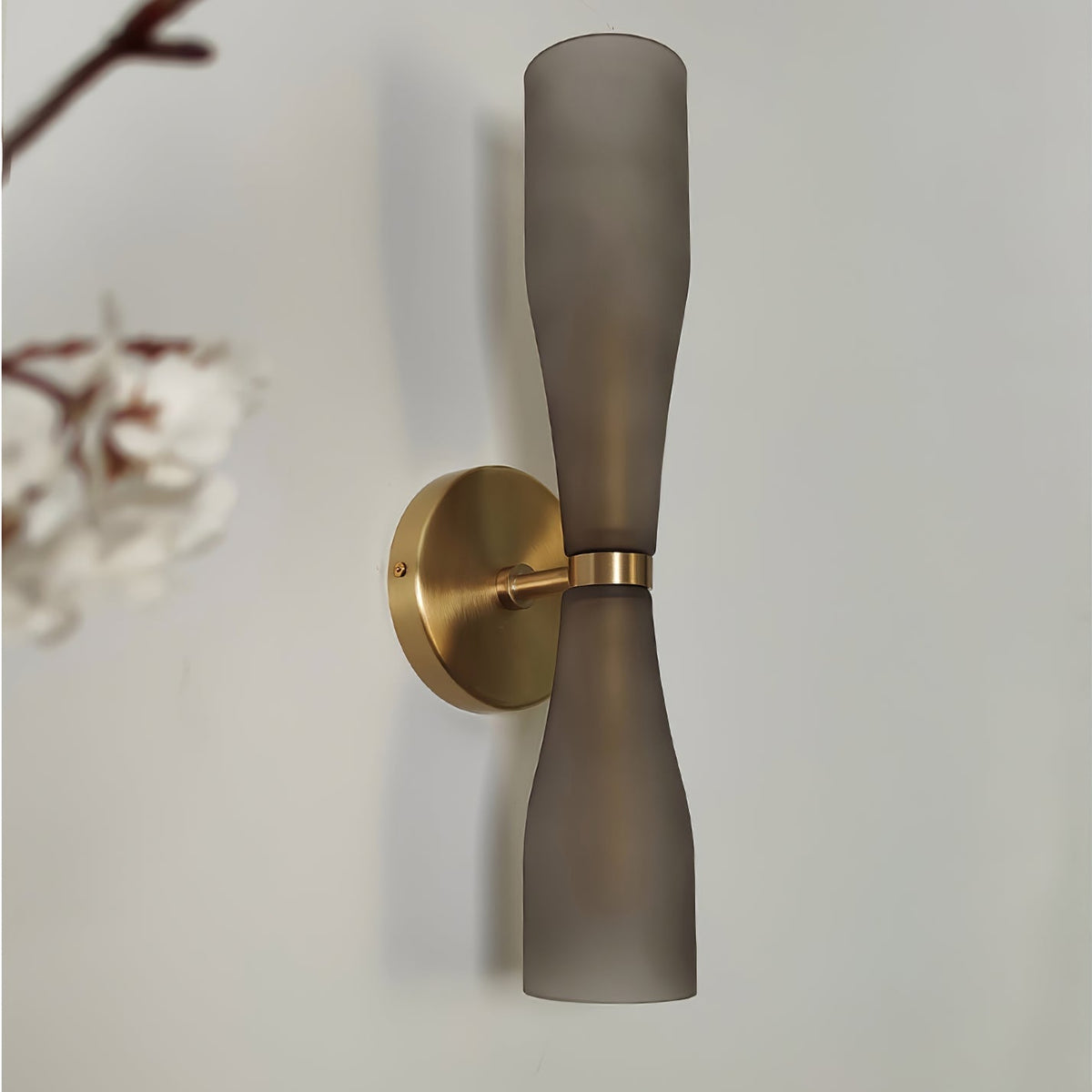 Torch aplique de pared moderno de vidrio