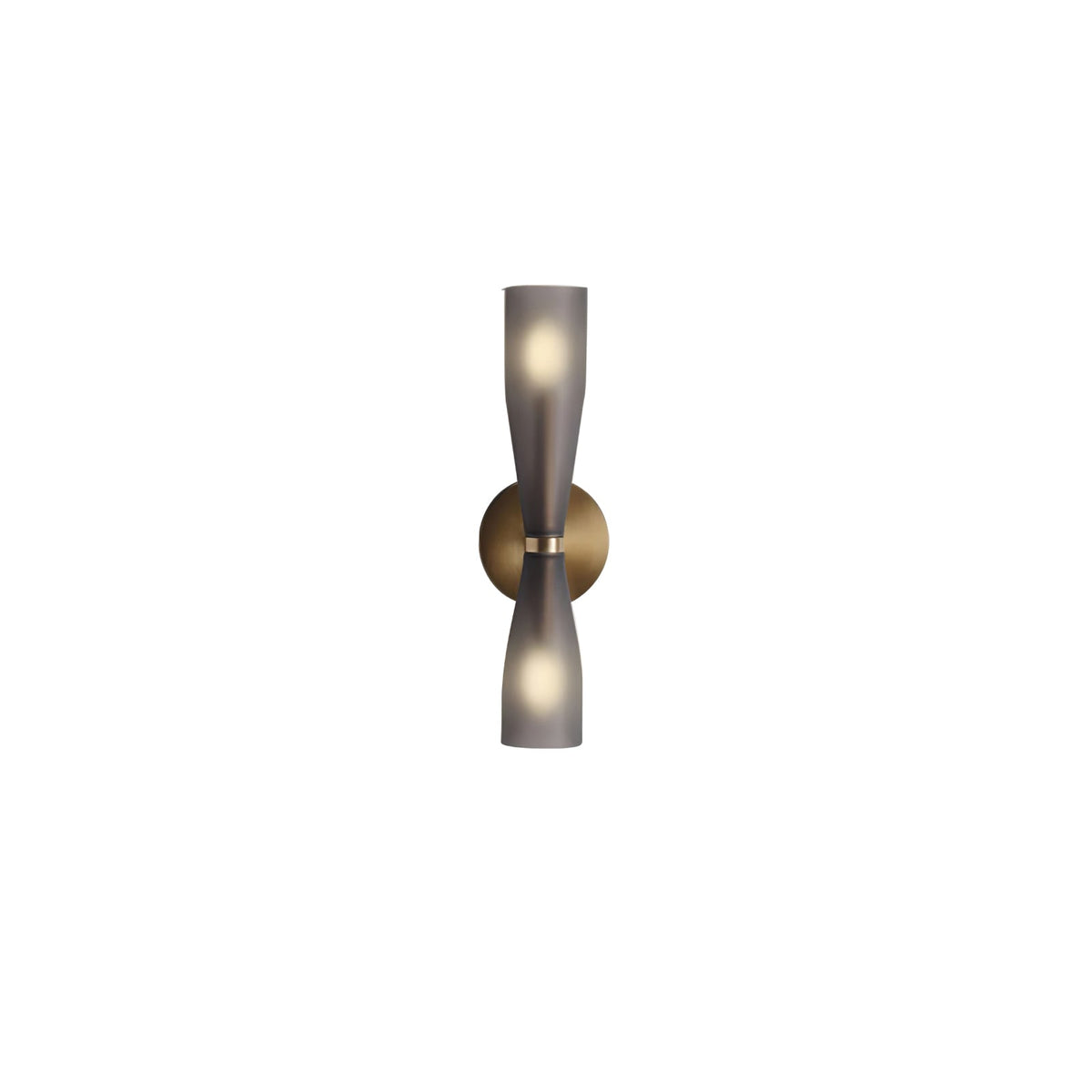 Torch aplique de pared moderno de vidrio